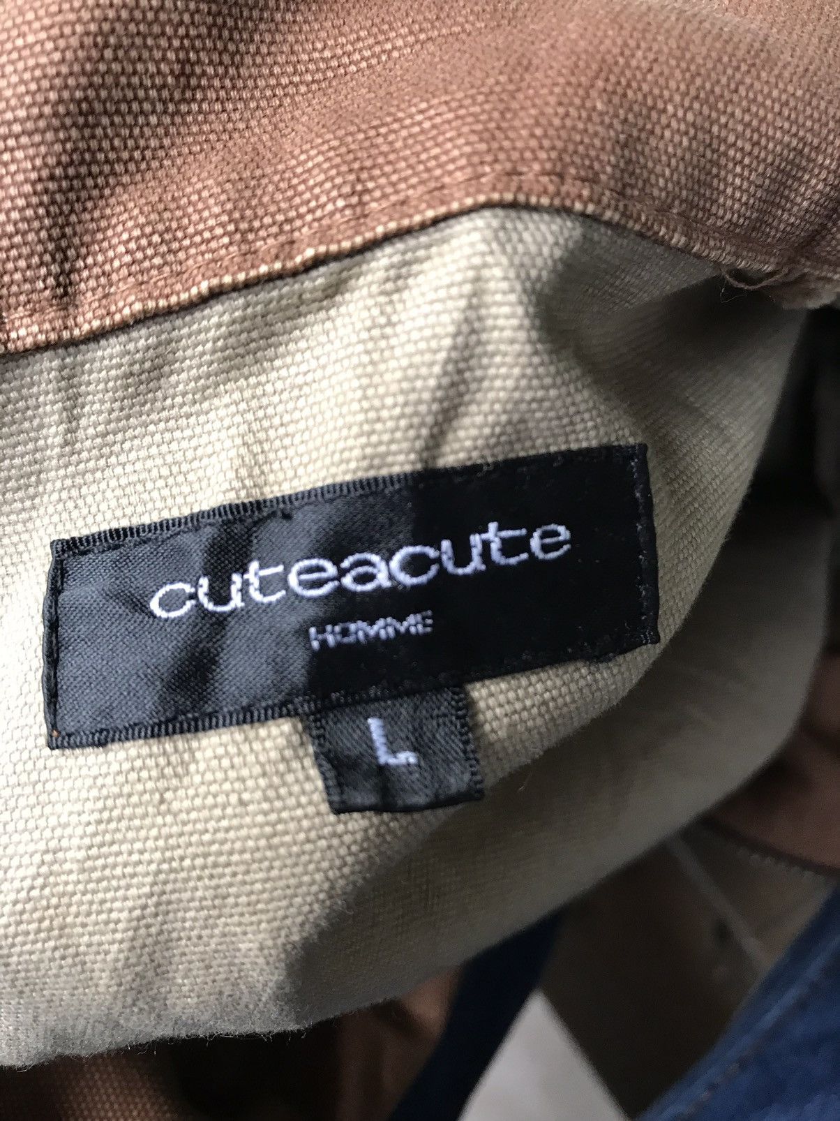 Japanese Brand Cuteacute Homme Riding Cotton Jacket Size US L / EU 52-54 / 3 - 11 Thumbnail