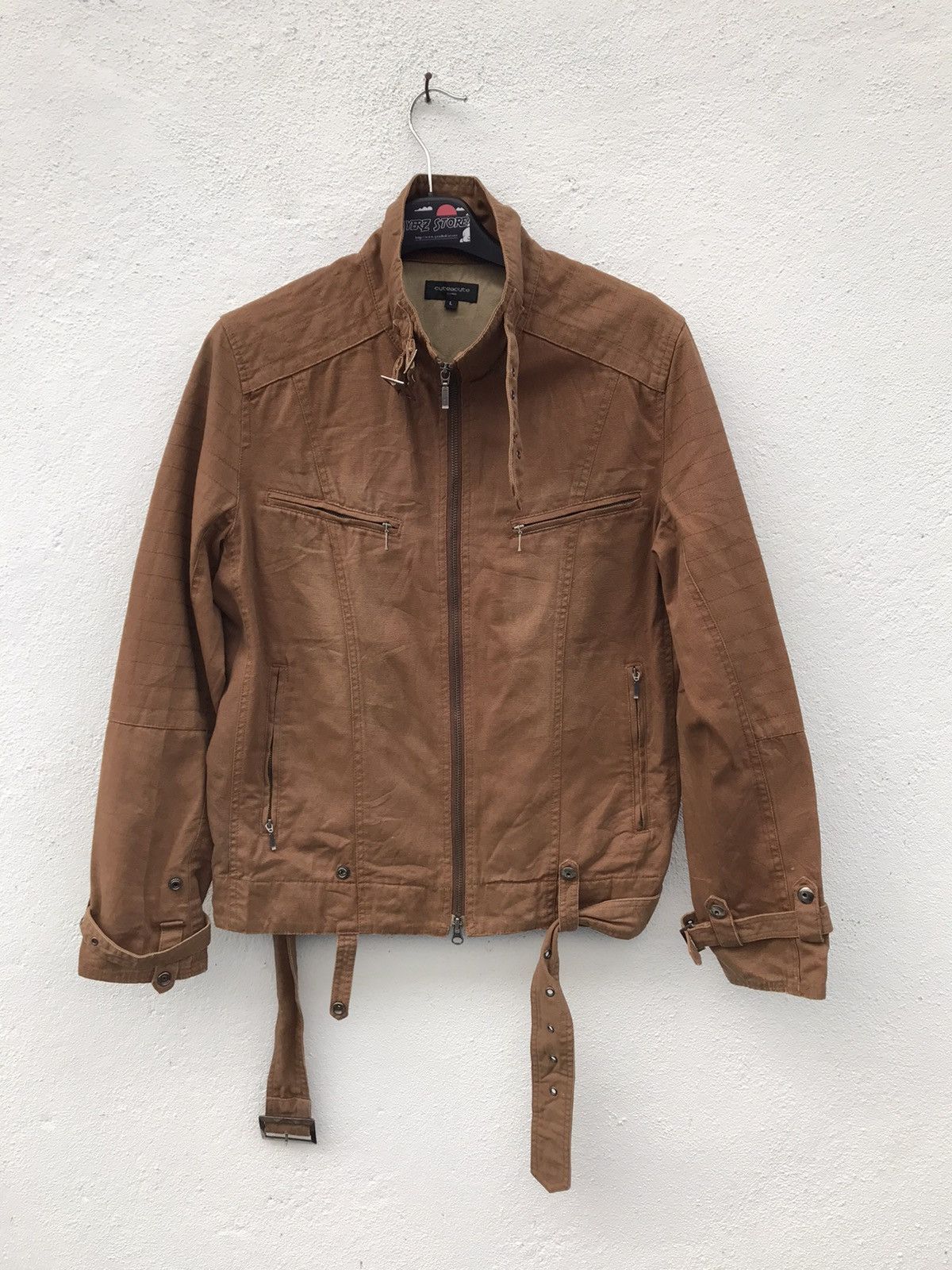 Japanese Brand Cuteacute Homme Riding Cotton Jacket Size US L / EU 52-54 / 3 - 1 Thumbnail