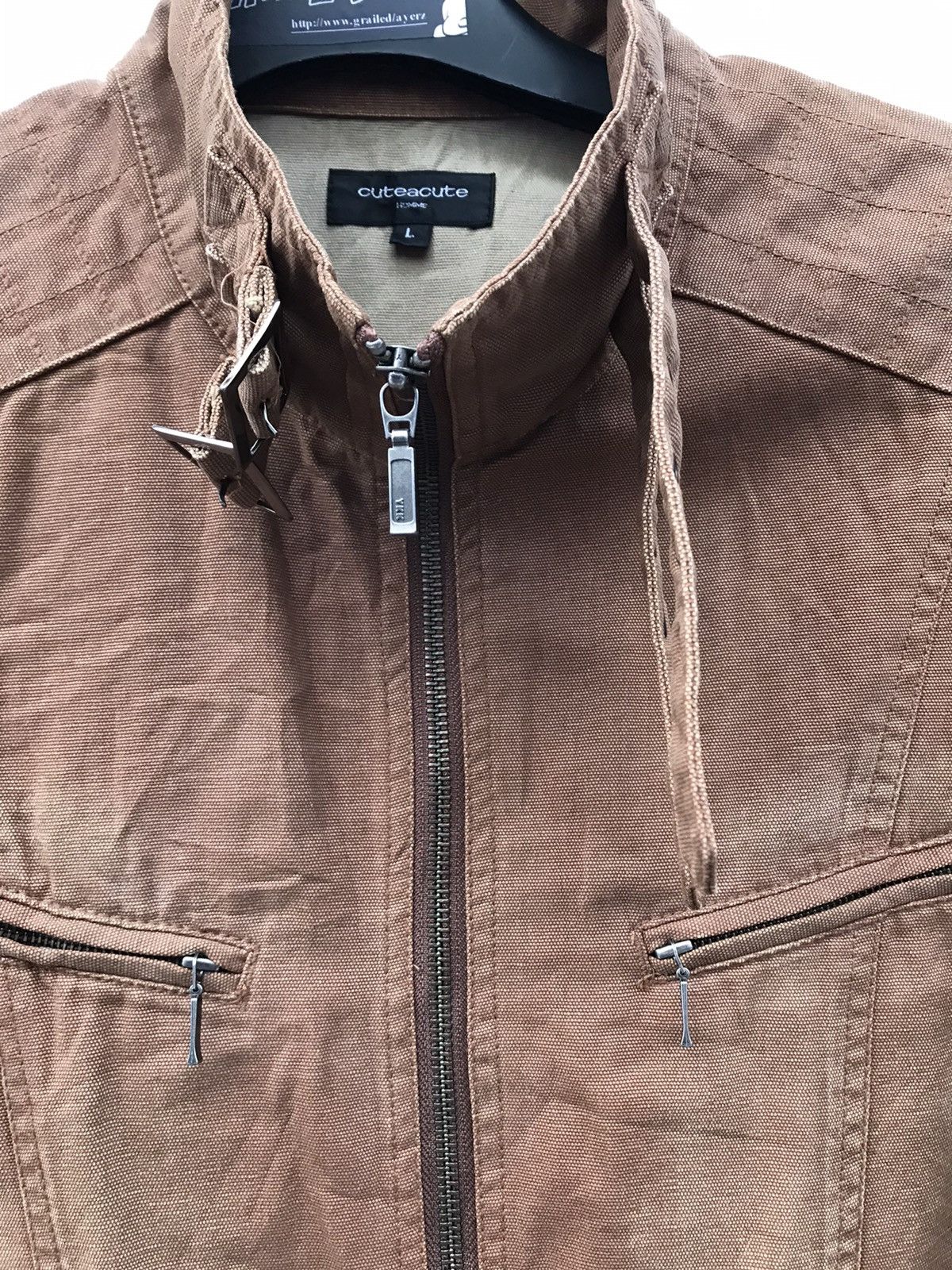 Japanese Brand Cuteacute Homme Riding Cotton Jacket Size US L / EU 52-54 / 3 - 6 Thumbnail