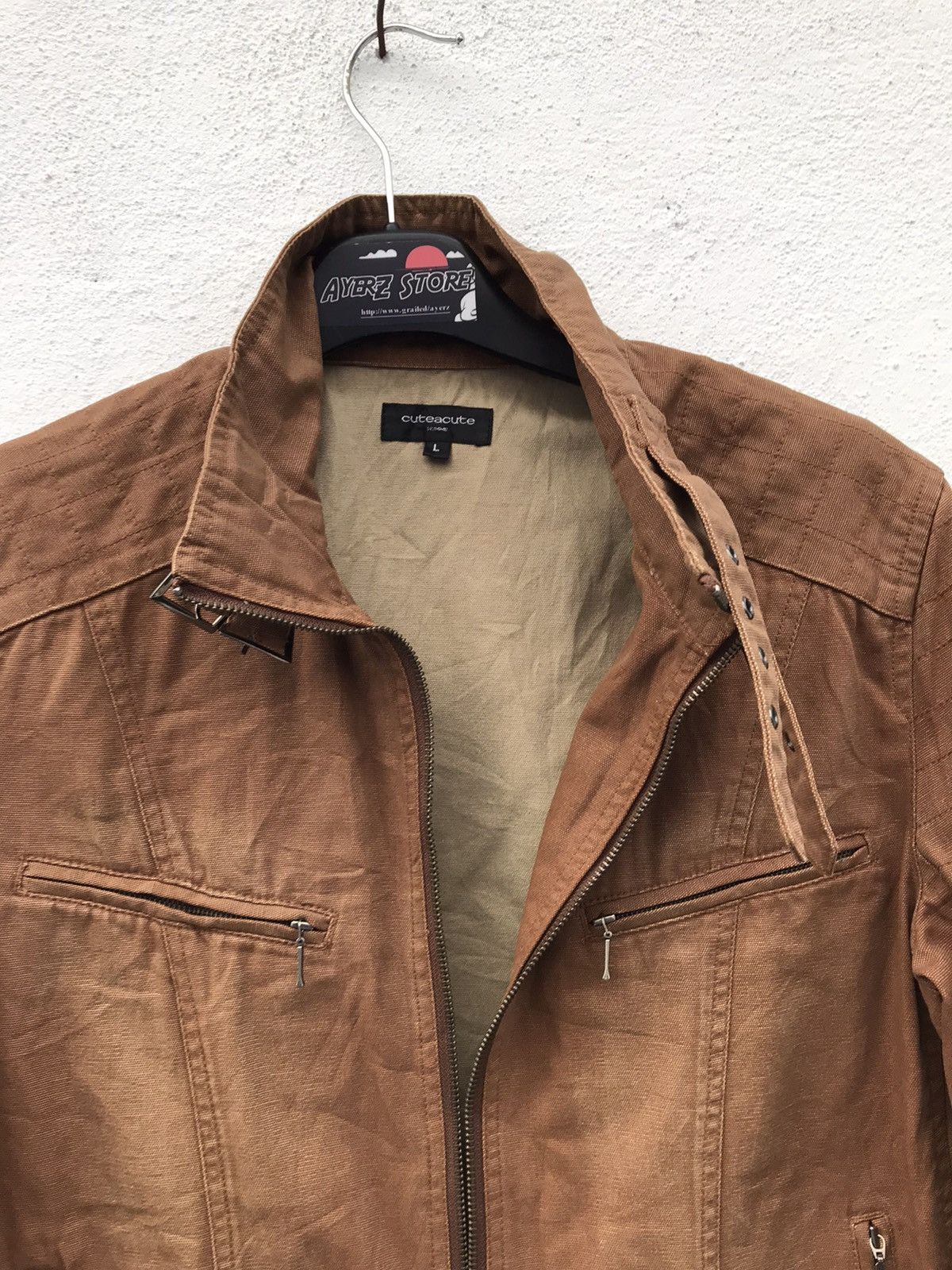 Japanese Brand Cuteacute Homme Riding Cotton Jacket Size US L / EU 52-54 / 3 - 7 Thumbnail