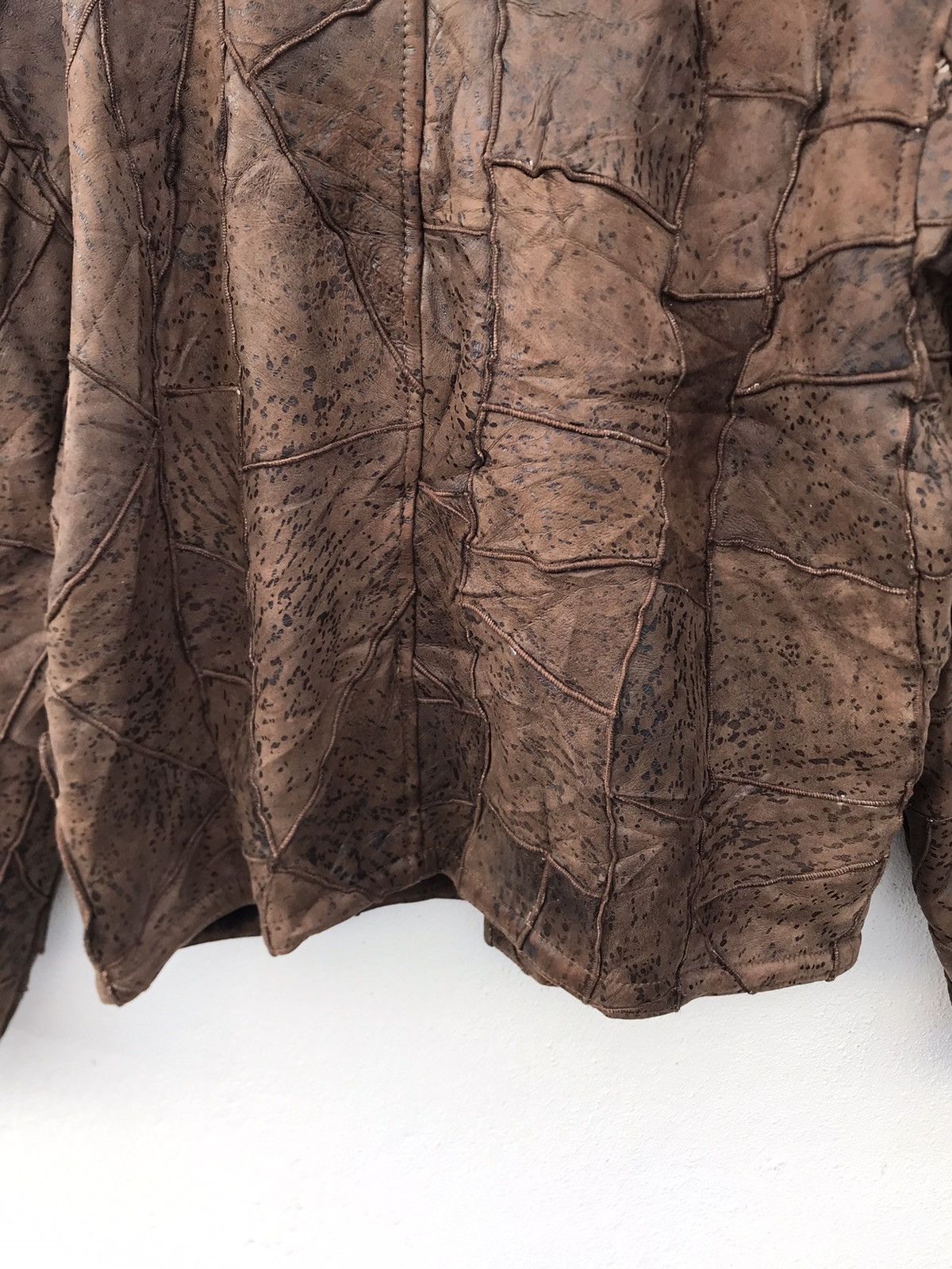 Other Japanese Brand Sherpa Lining Patch Works Leather Jacket Size US M / EU 48-50 / 2 - 12 Thumbnail