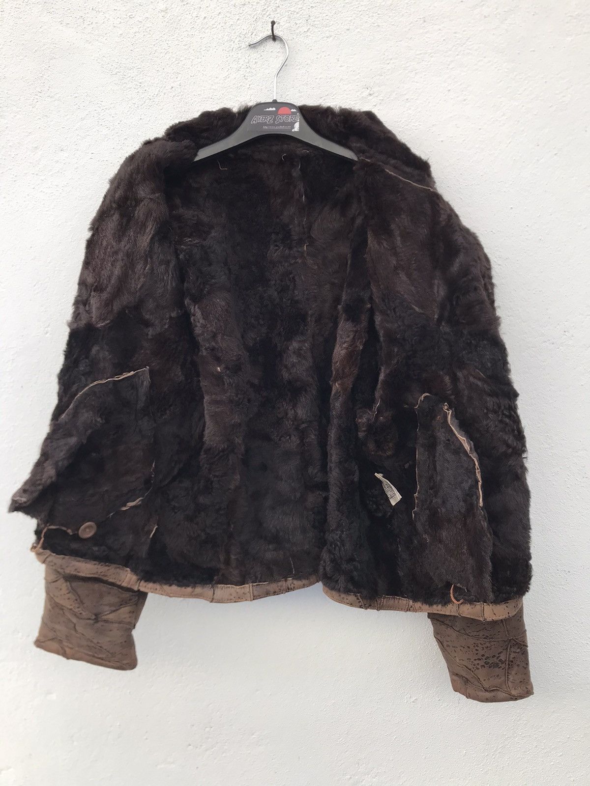 Other Japanese Brand Sherpa Lining Patch Works Leather Jacket Size US M / EU 48-50 / 2 - 13 Thumbnail