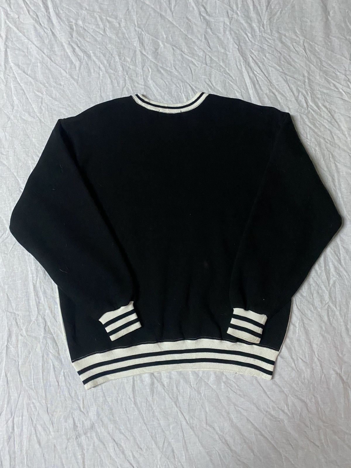 Valentino × Vintage GK130 VTG GIANNI VALENTINO ITALY EMBROIDEREY LOGO SWEATER Size US L / EU 52-54 / 3 - 4 Thumbnail
