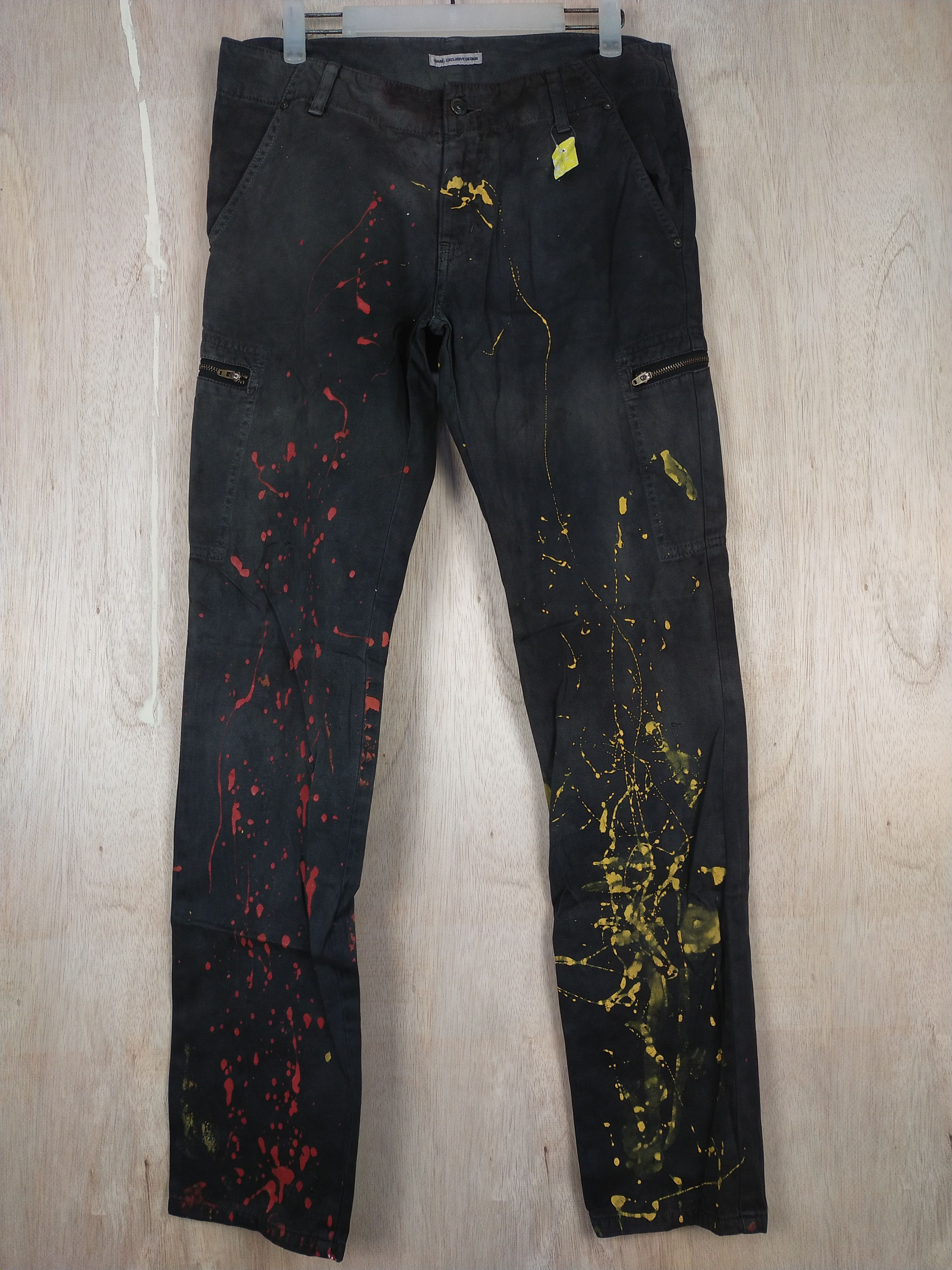 HARE × Japanese Brand Hare reworked multipocket painter utility Cargo Pants #3445 Size US 31 - 1 Thumbnail