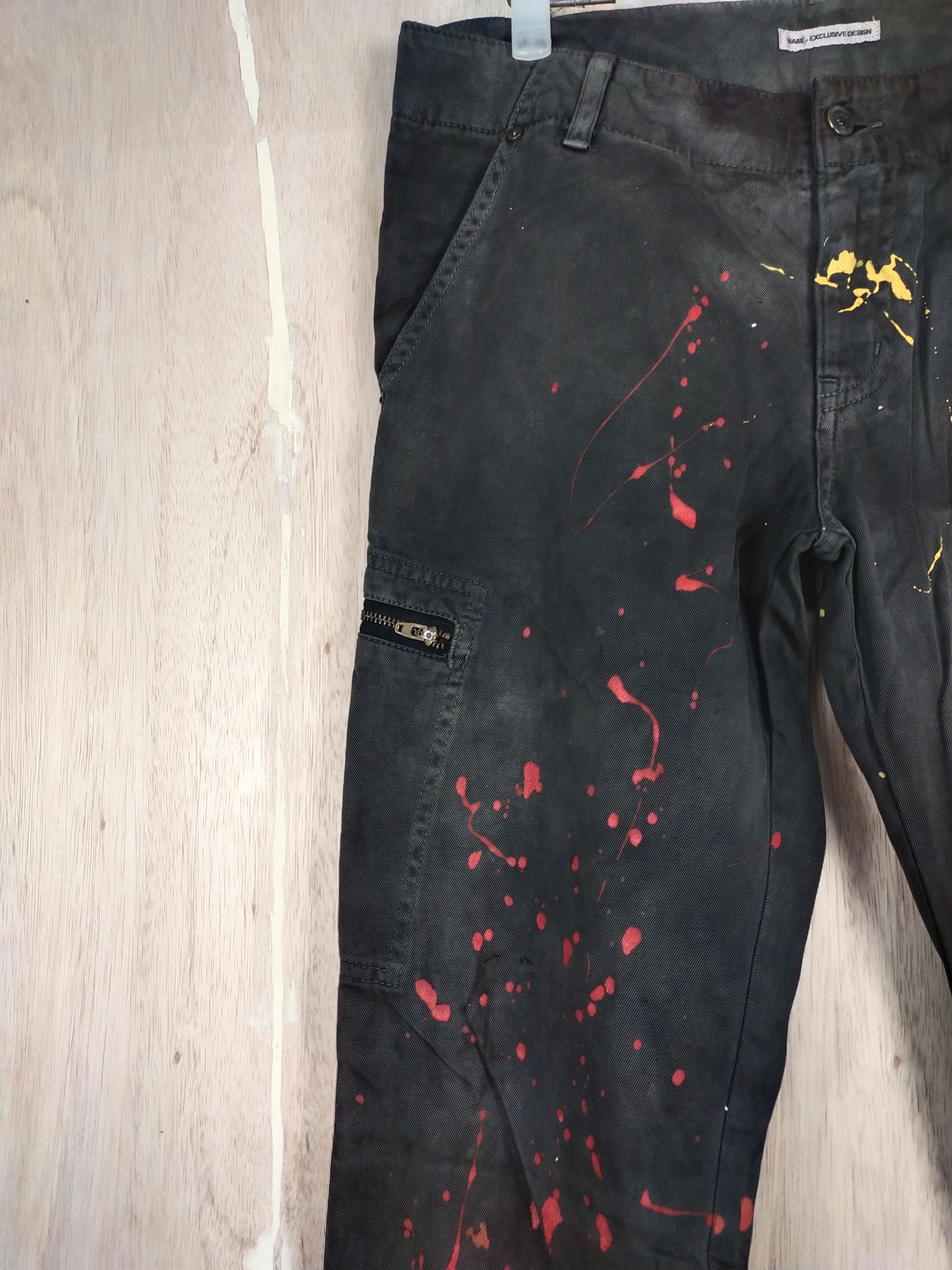 HARE × Japanese Brand Hare reworked multipocket painter utility Cargo Pants #3445 Size US 31 - 4 Thumbnail