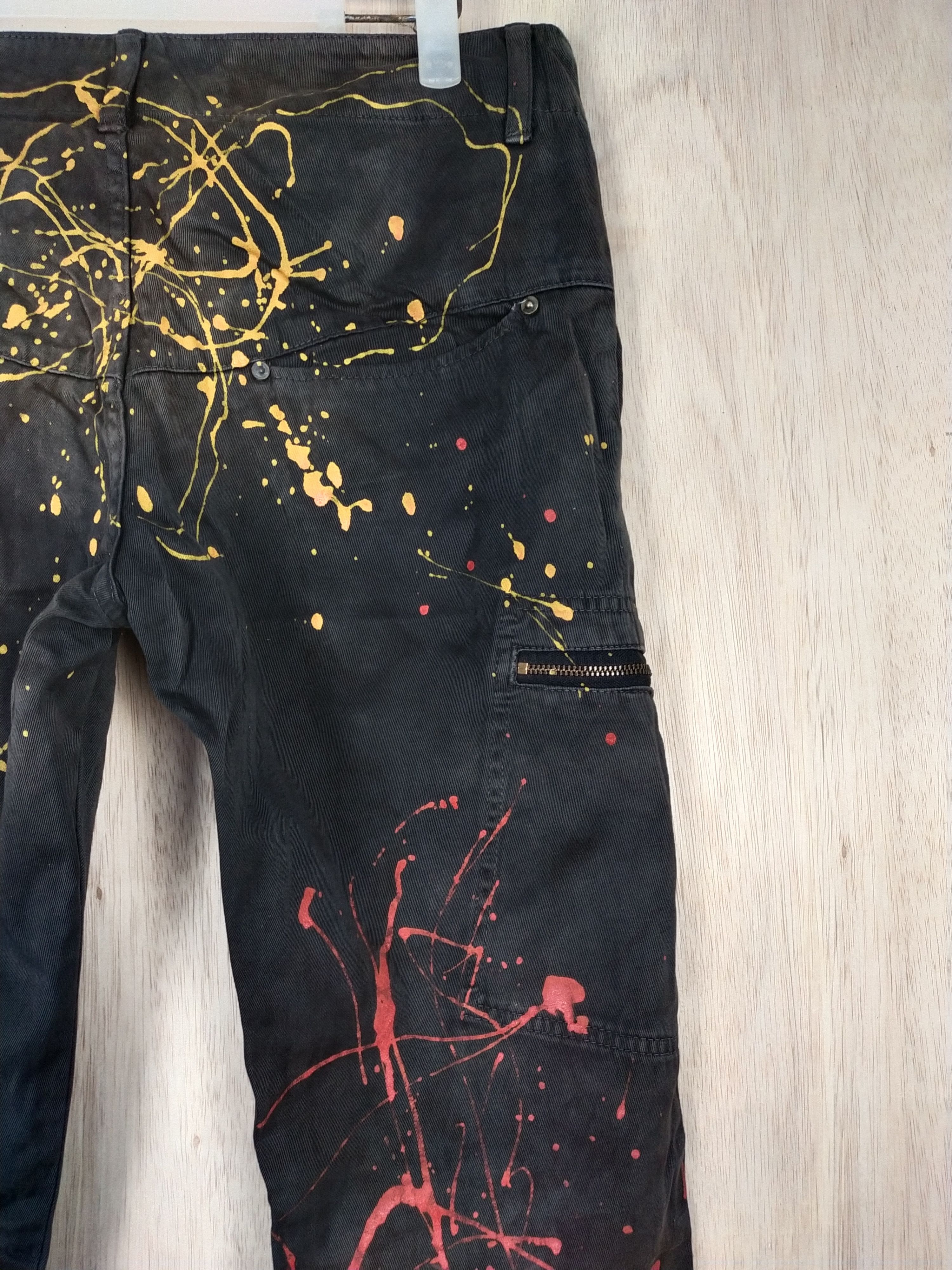 HARE × Japanese Brand Hare reworked multipocket painter utility Cargo Pants #3445 Size US 31 - 12 Thumbnail