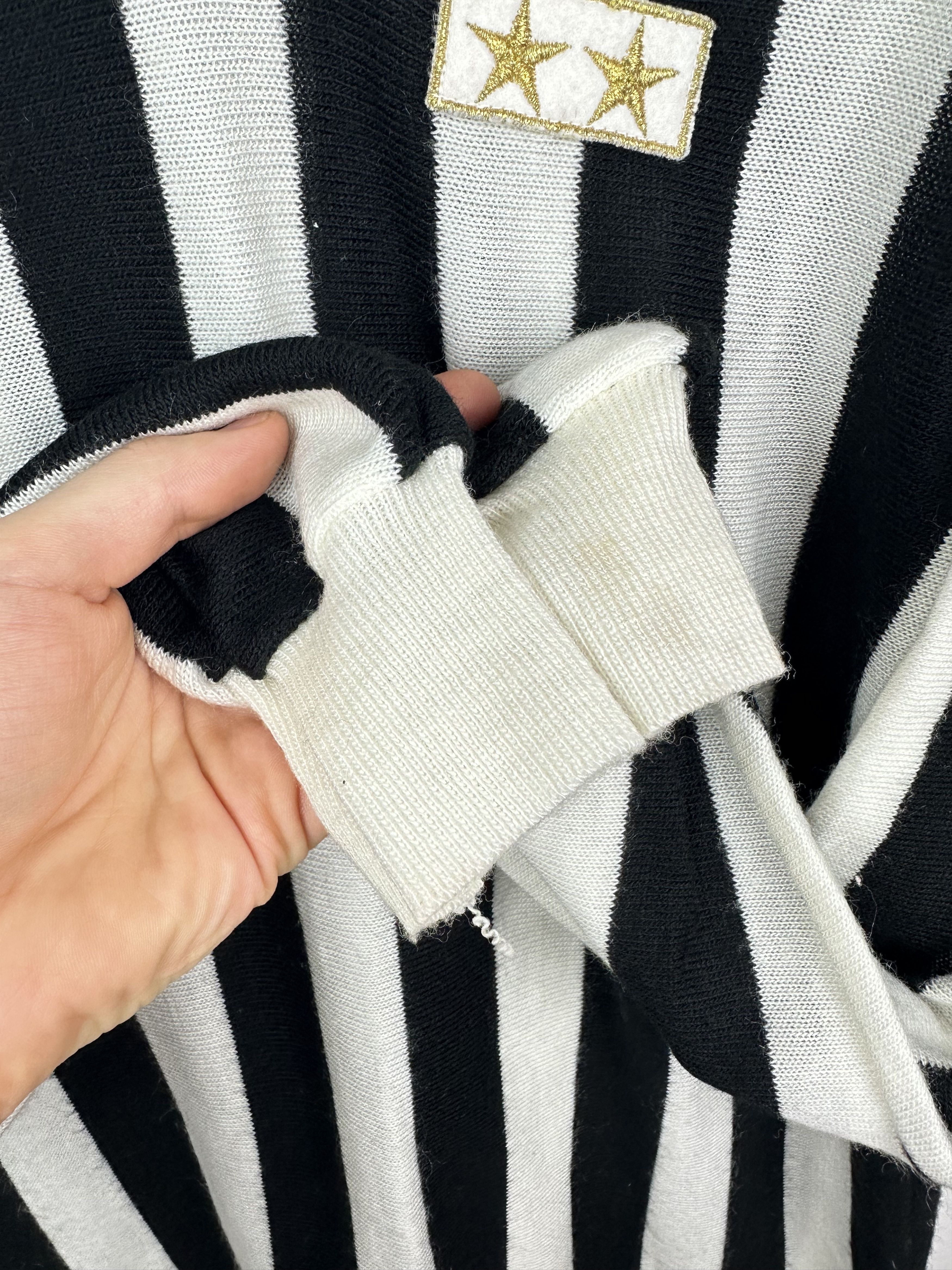 Kappa Juventus football shirt 1982 #2 Match Worn Tee Long Sleeve Size US L / EU 52-54 / 3 - 8 Thumbnail