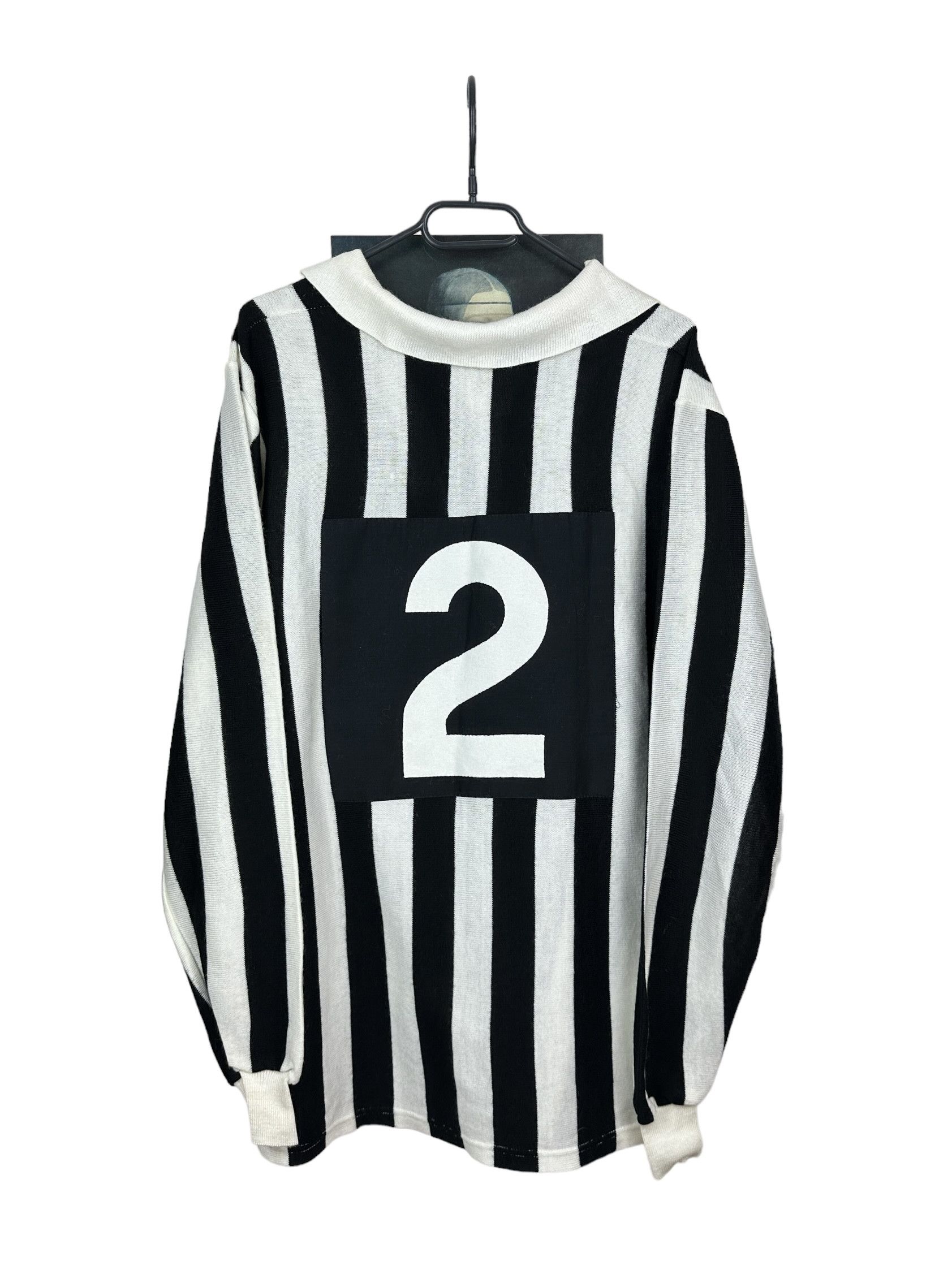 Kappa Juventus football shirt 1982 #2 Match Worn Tee Long Sleeve Size US L / EU 52-54 / 3 - 14 Thumbnail