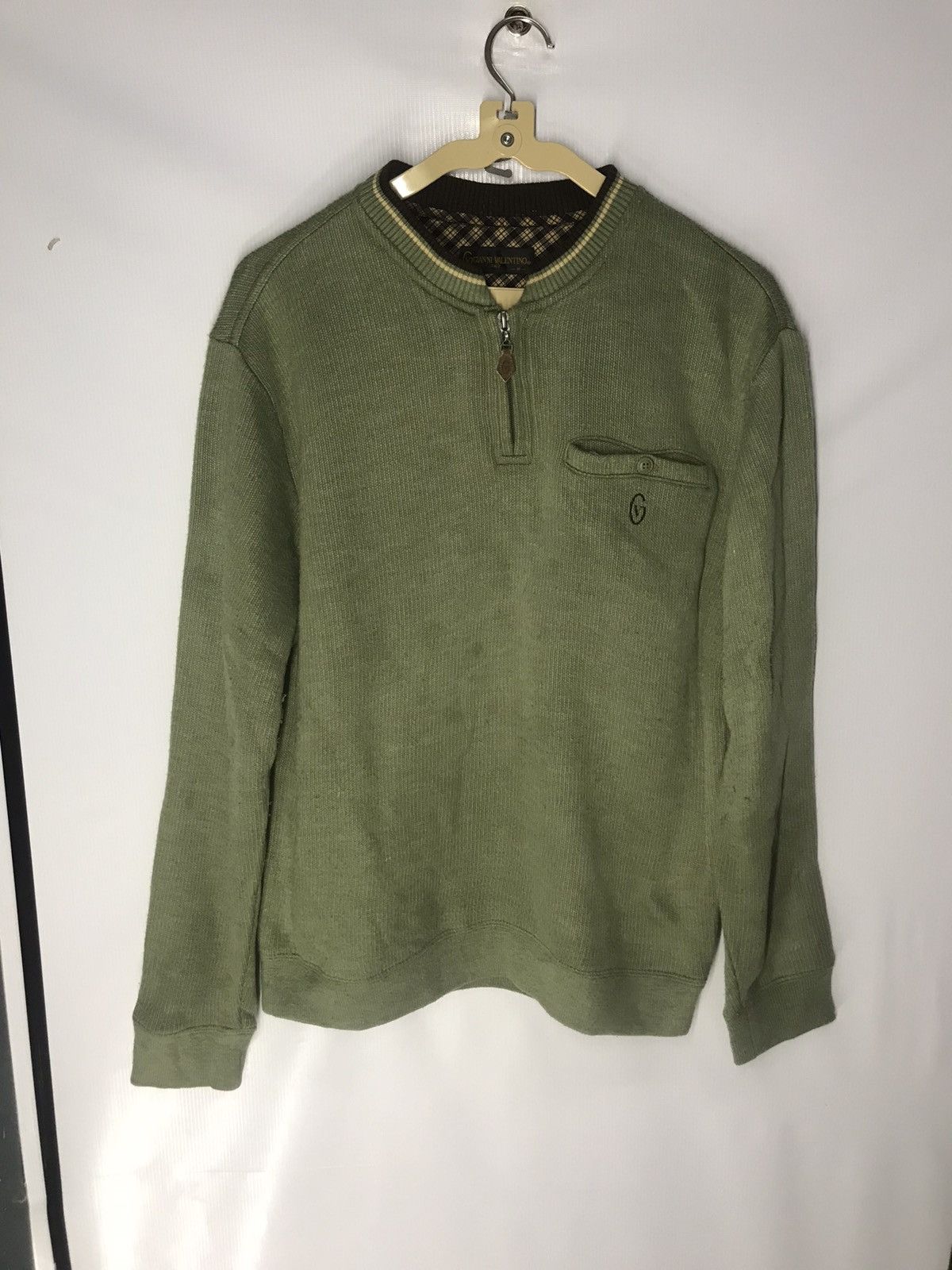 Japanese Brand × Valentino Gianni Valentino Italy half zipper single pocket Size US M / EU 48-50 / 2 - 6 Thumbnail