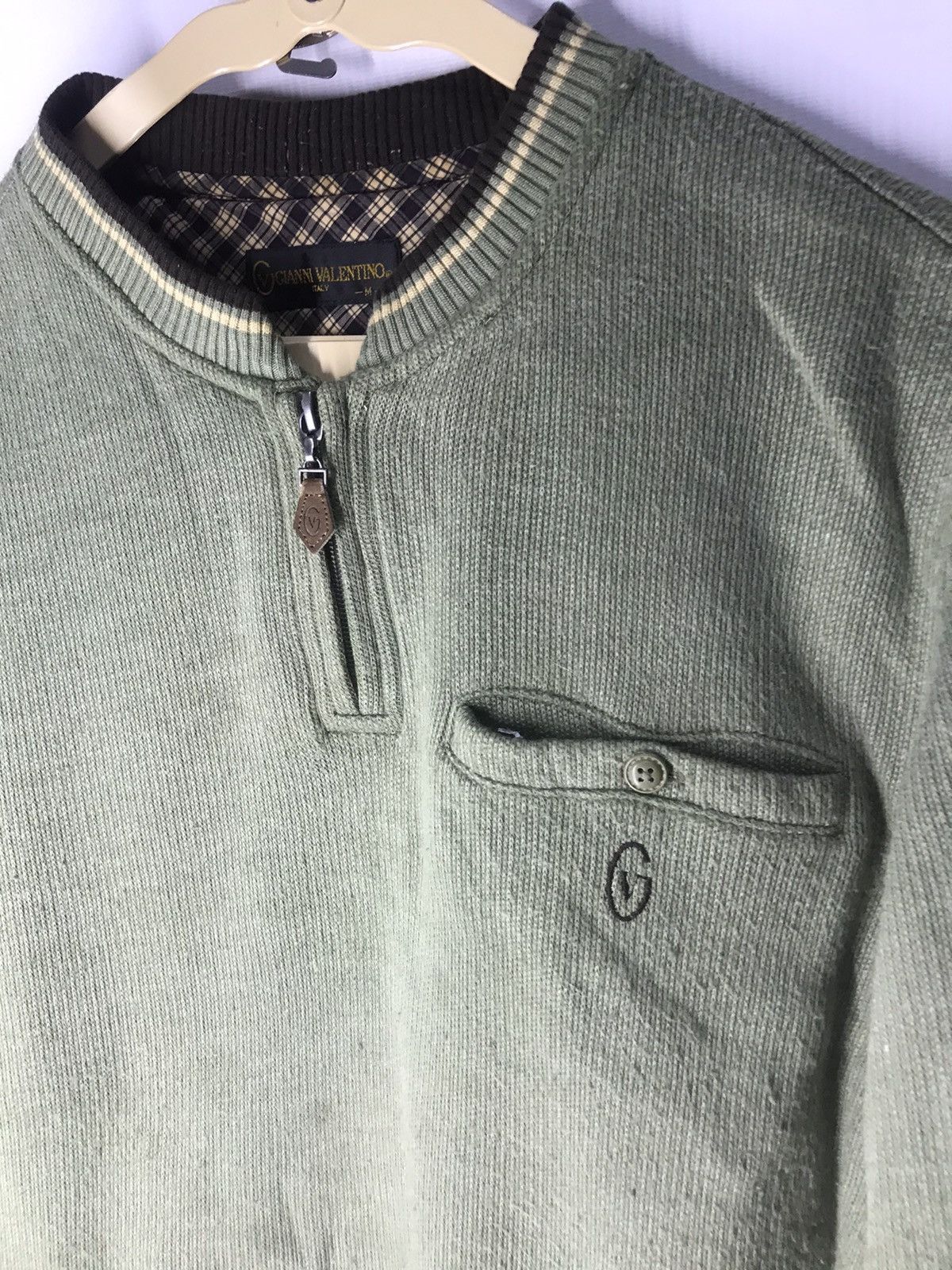 Japanese Brand × Valentino Gianni Valentino Italy half zipper single pocket Size US M / EU 48-50 / 2 - 5 Thumbnail