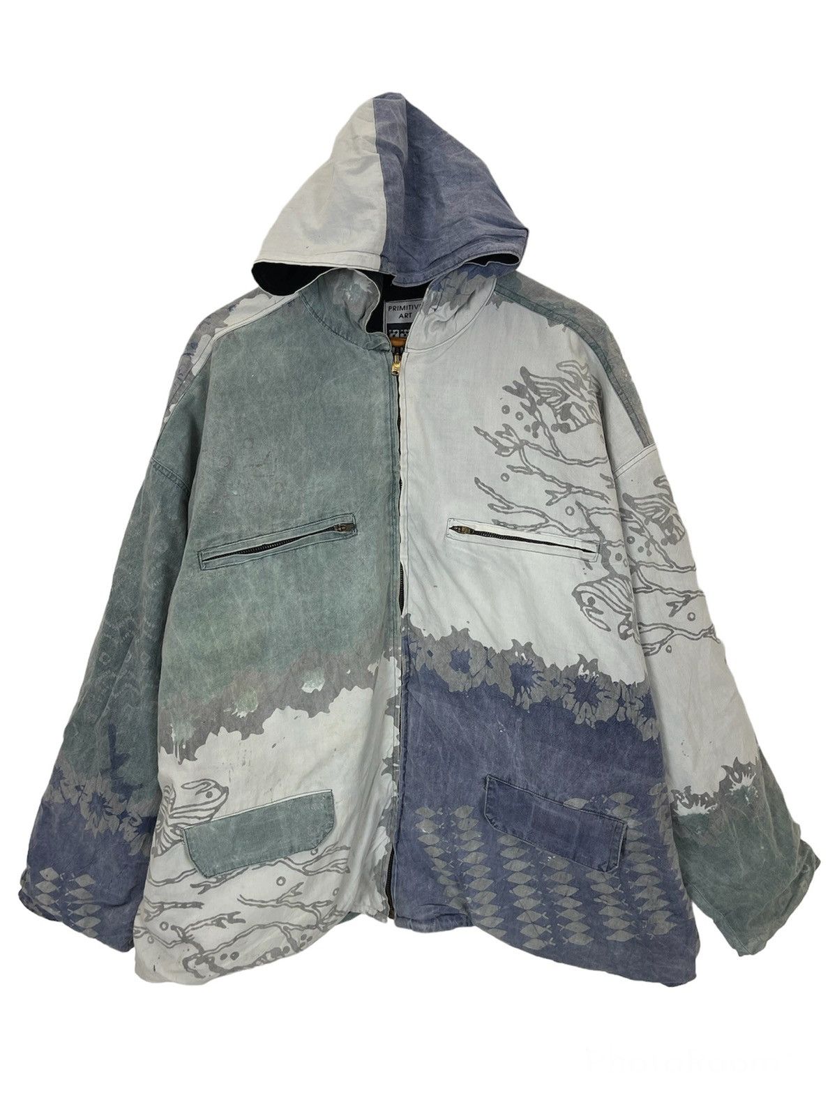 Japanese Brand ✅OFFER YOU🚀VINTAGE PRIMITIVE ART HOODIES NATIVE DESIGN Size US L / EU 52-54 / 3 - 1 Thumbnail