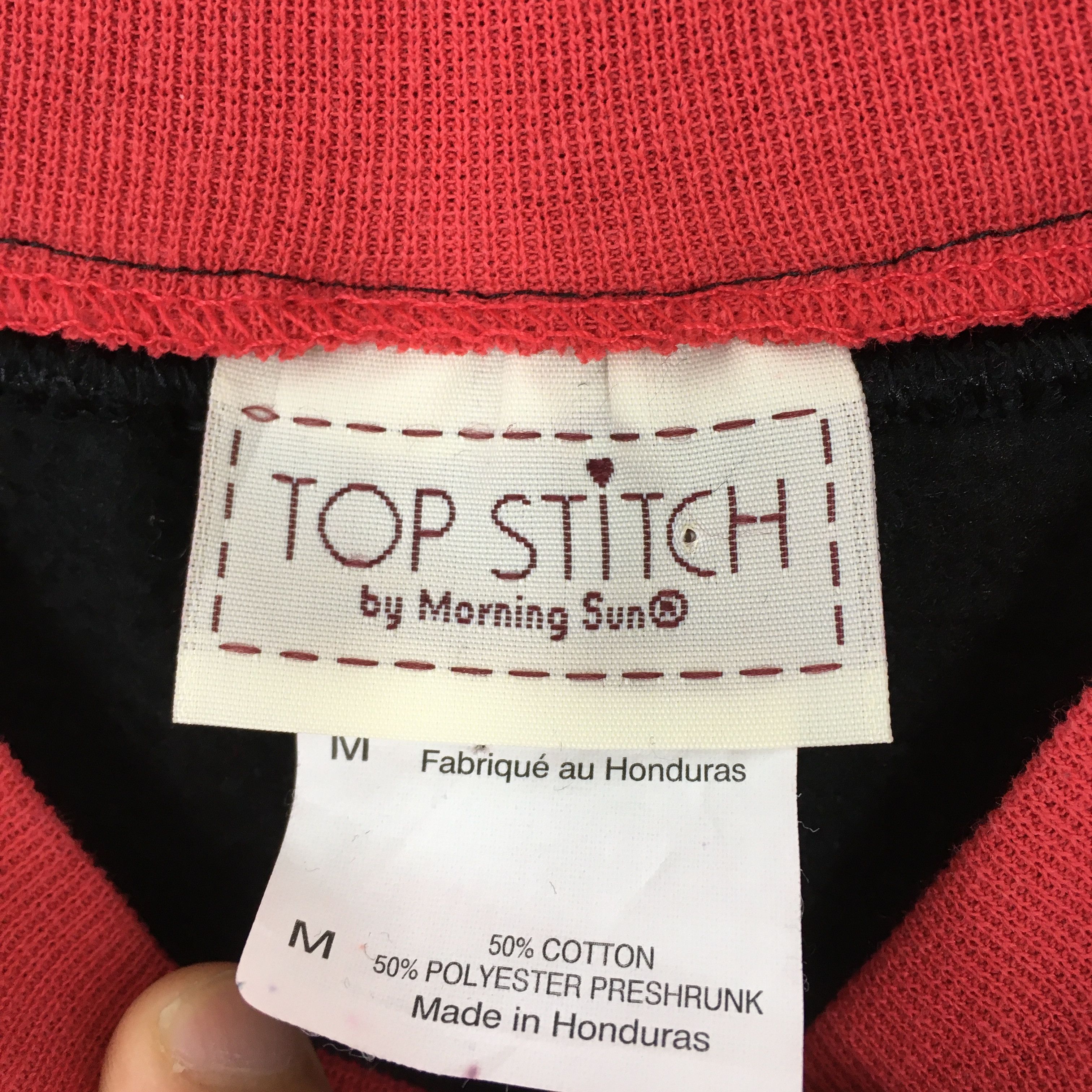 Vintage Vintage Top Stitch Floral Embroidery Black Sweater Medium Size US M / EU 48-50 / 2 - 6 Thumbnail