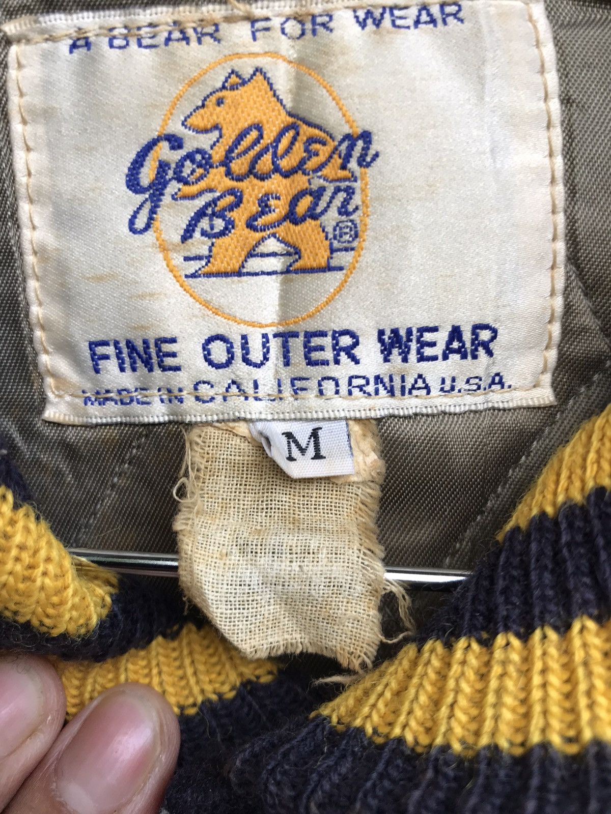 Golden Bear Vintage Golden Bear Leather Varsity Jacket Size US M / EU 48-50 / 2 - 6 Thumbnail