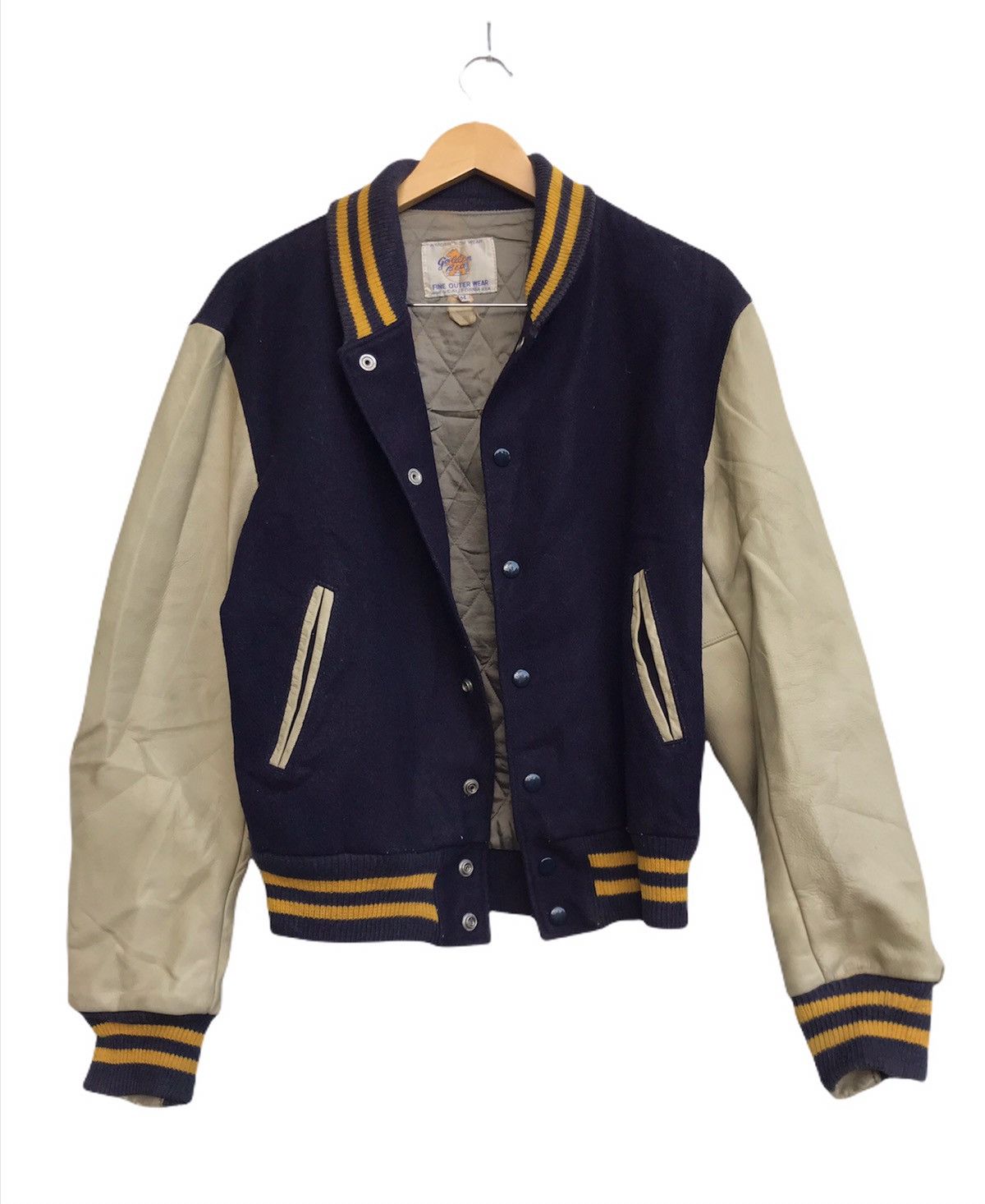 Golden Bear Vintage Golden Bear Leather Varsity Jacket Size US M / EU 48-50 / 2 - 4 Thumbnail