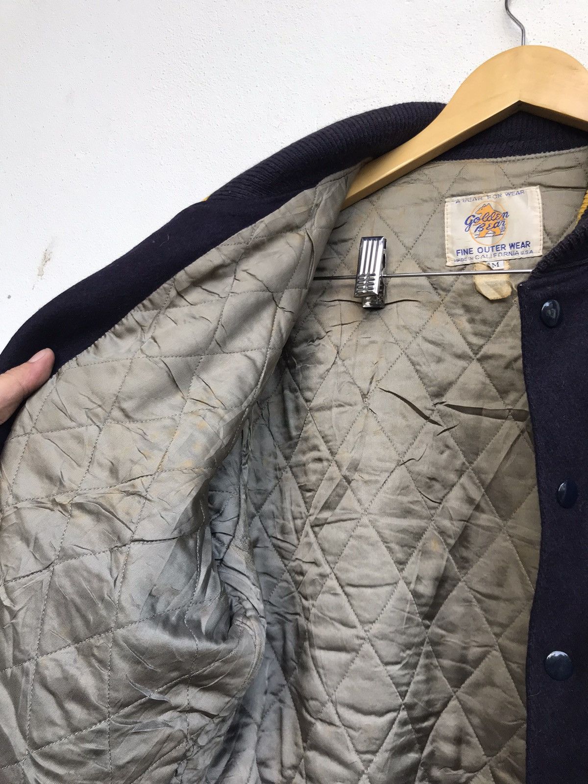 Golden Bear Vintage Golden Bear Leather Varsity Jacket Size US M / EU 48-50 / 2 - 19 Thumbnail