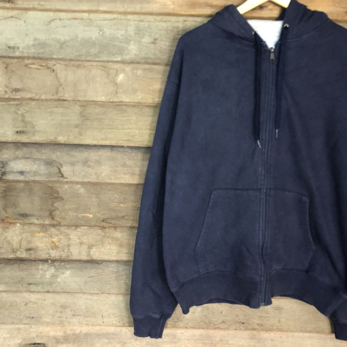 Champion Champion eco vintage Dark Blue Hoodies sweater #404B Size US L / EU 52-54 / 3 - 7 Thumbnail