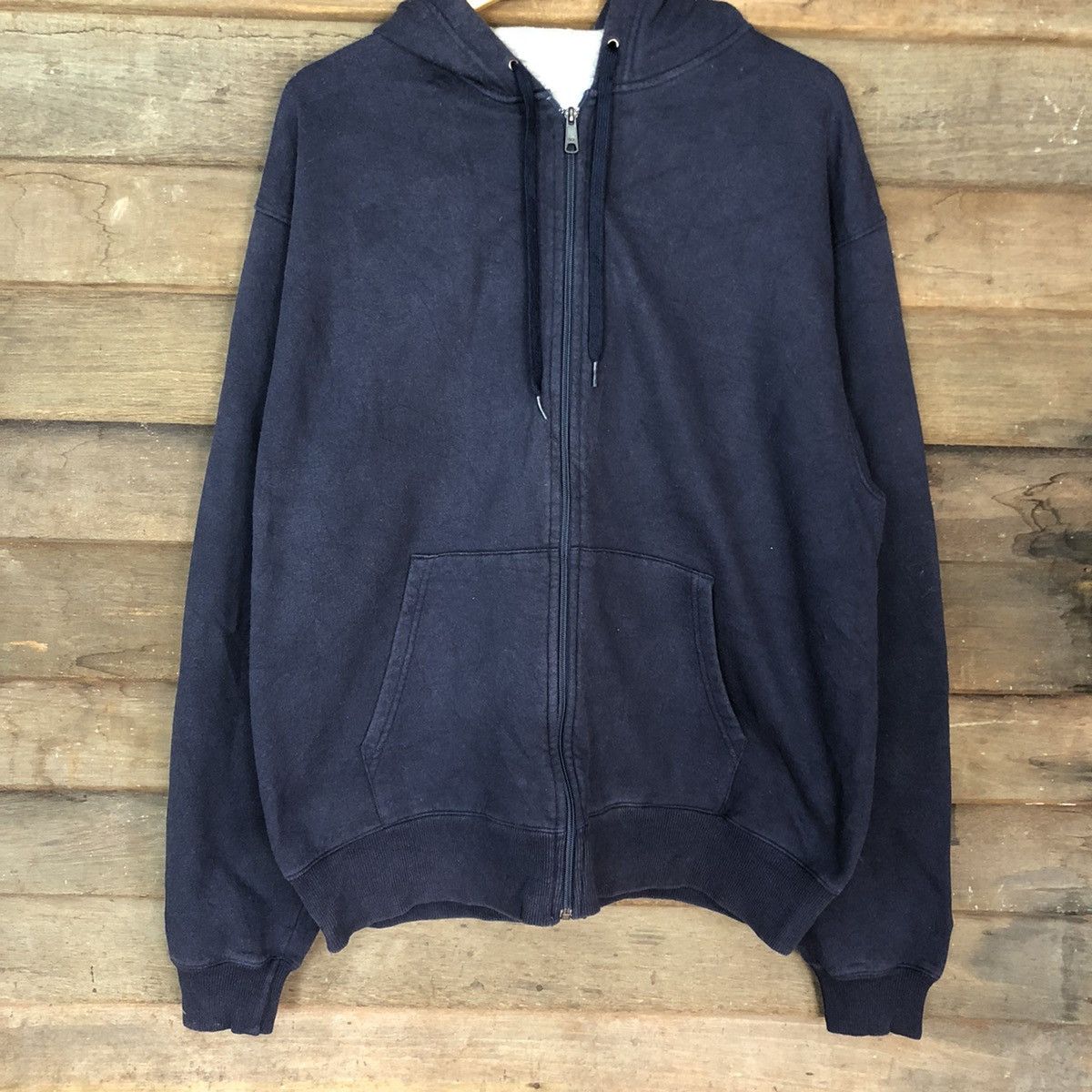 Champion Champion eco vintage Dark Blue Hoodies sweater #404B Size US L / EU 52-54 / 3 - 8 Thumbnail