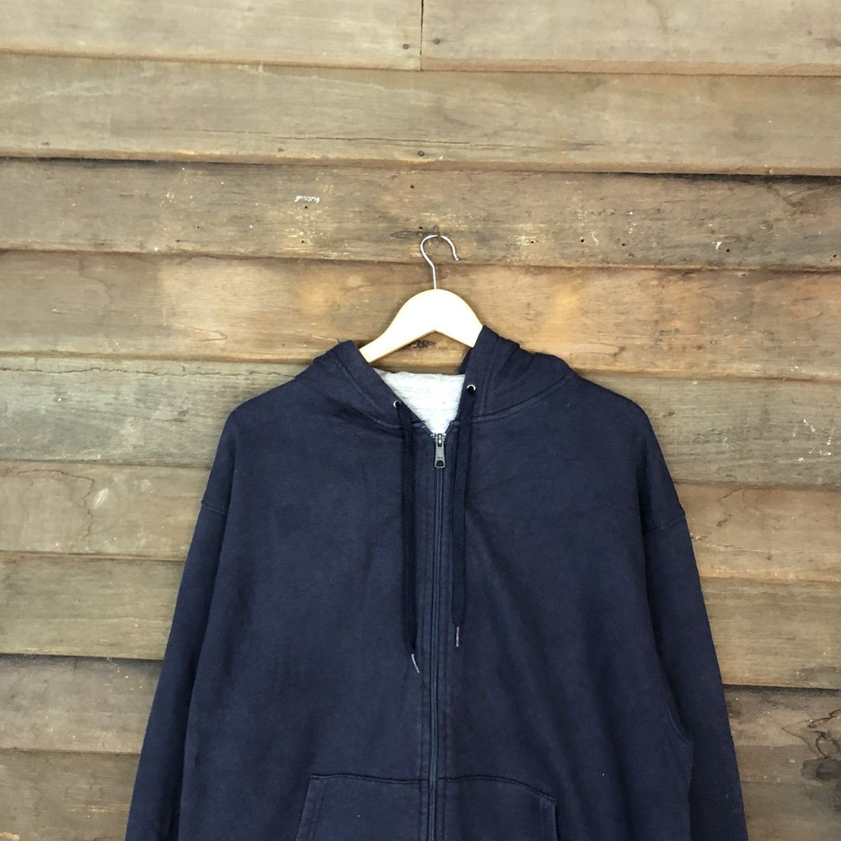 Champion Champion eco vintage Dark Blue Hoodies sweater #404B Size US L / EU 52-54 / 3 - 2 Thumbnail