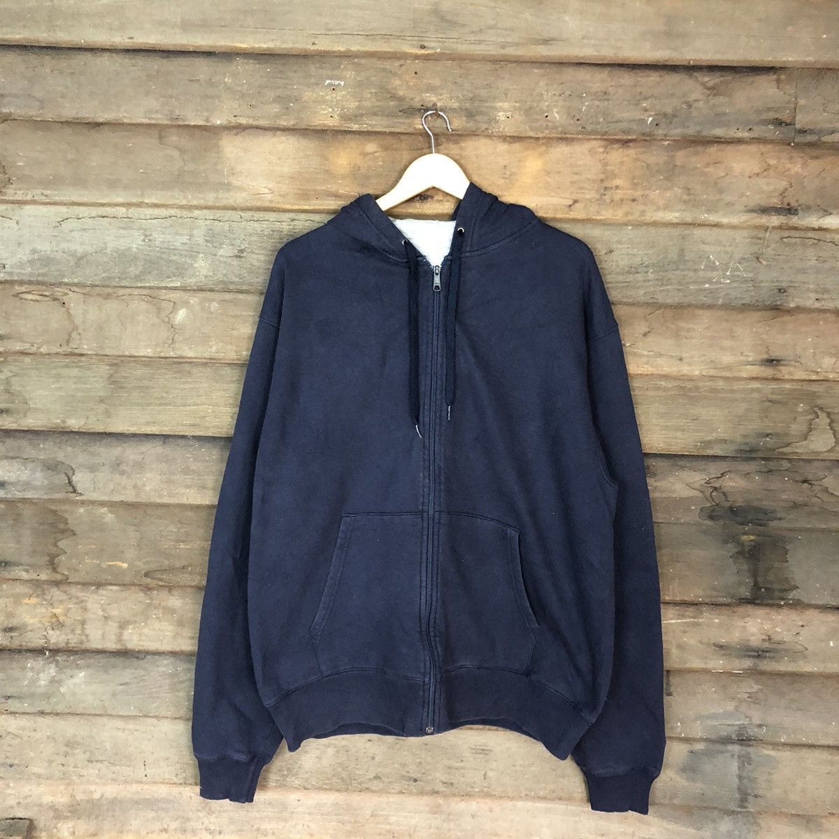 Champion Champion eco vintage Dark Blue Hoodies sweater #404B Size US L / EU 52-54 / 3 - 1 Thumbnail