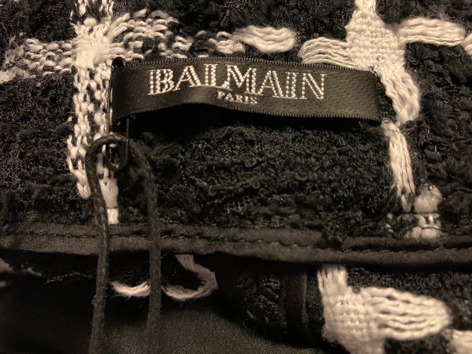 Balmain SS'18 Pants in Frayed Checked Tweed Size 30" / US 8 / IT 44 - 6 Thumbnail