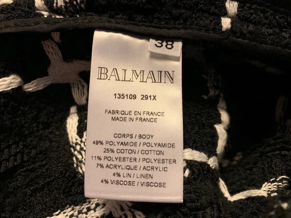 Balmain SS'18 Pants in Frayed Checked Tweed Size 30" / US 8 / IT 44 - 7 Thumbnail