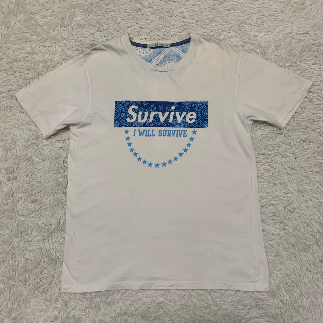 Japanese Brand Survive block Oill’s tshirt Size US M / EU 48-50 / 2 - 8 Thumbnail