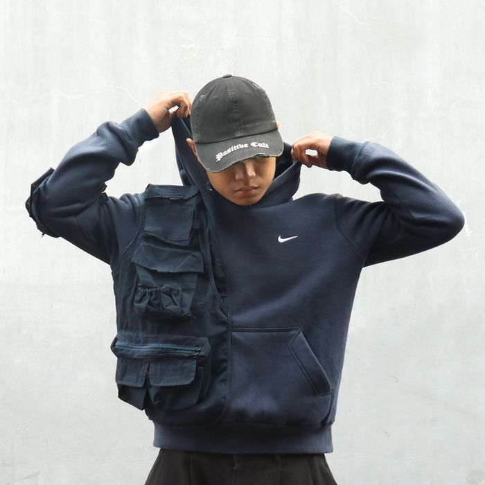 reworked nike hoodie