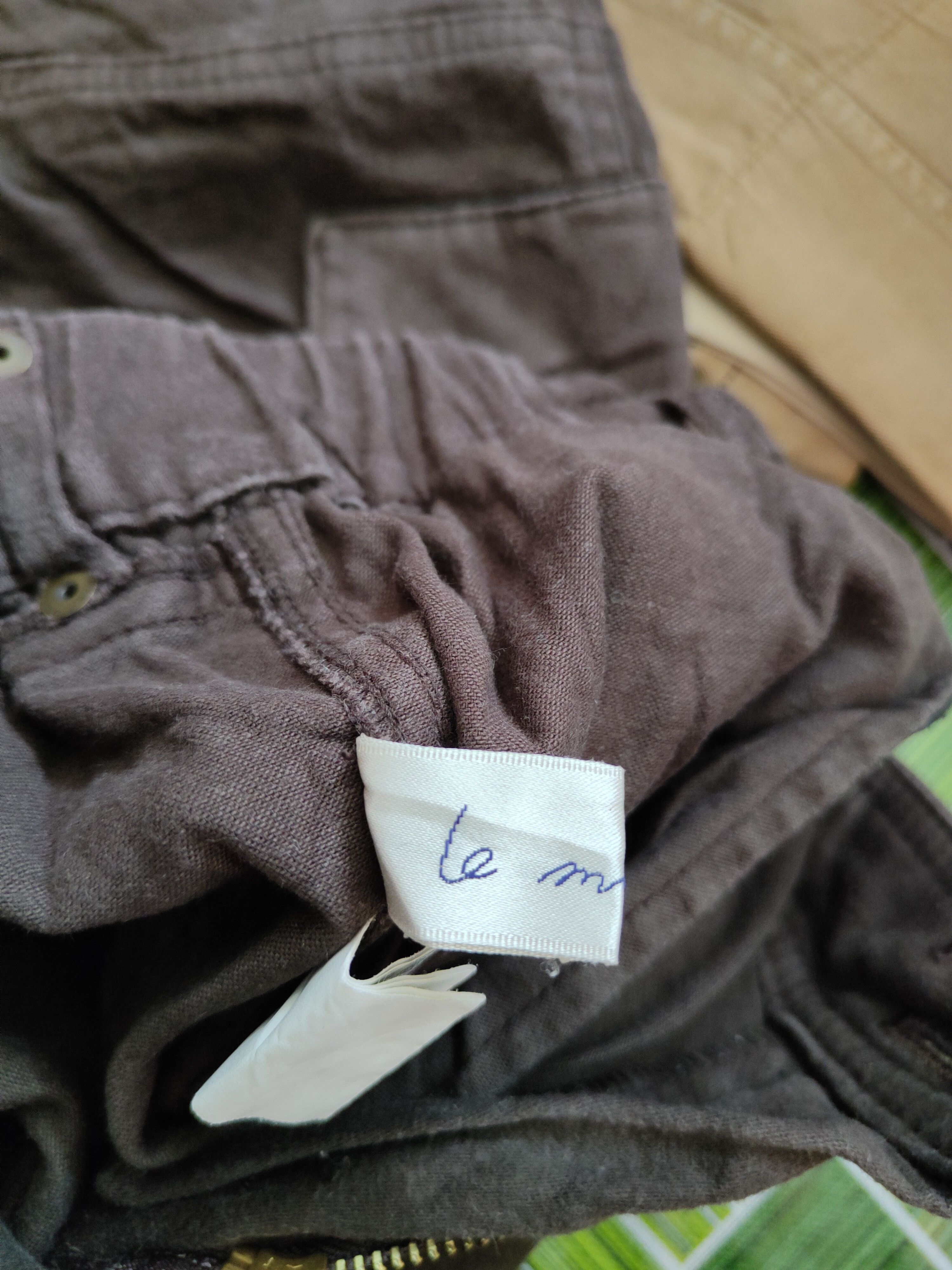 Japanese Brand DL Le Mieux Dark Multi Pocket Tactical Cargo Pants #S482 Size 28" / US 6 / IT 42 - 14 Thumbnail