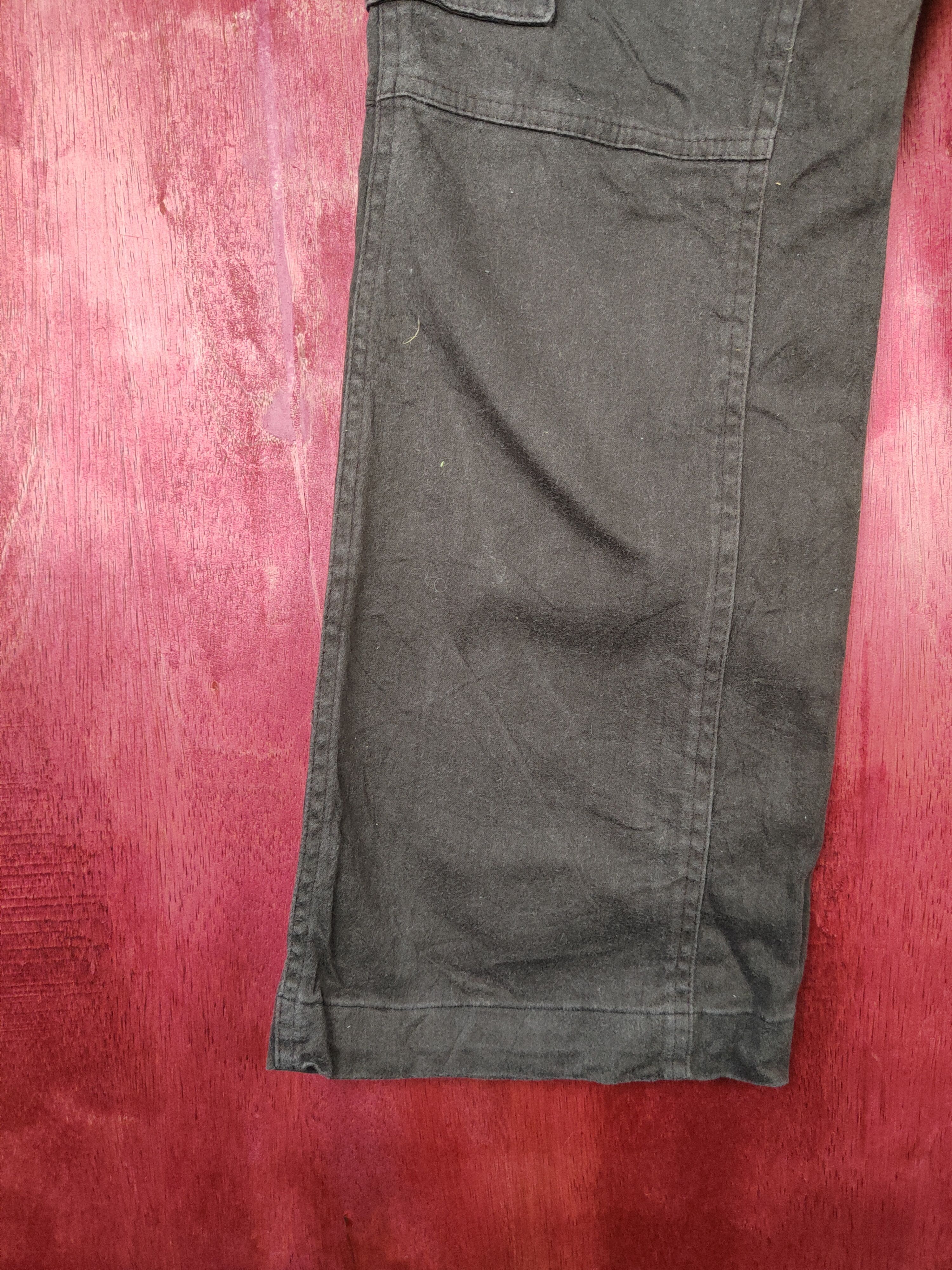 Japanese Brand DL Le Mieux Dark Multi Pocket Tactical Cargo Pants #S482 Size 28" / US 6 / IT 42 - 9 Thumbnail