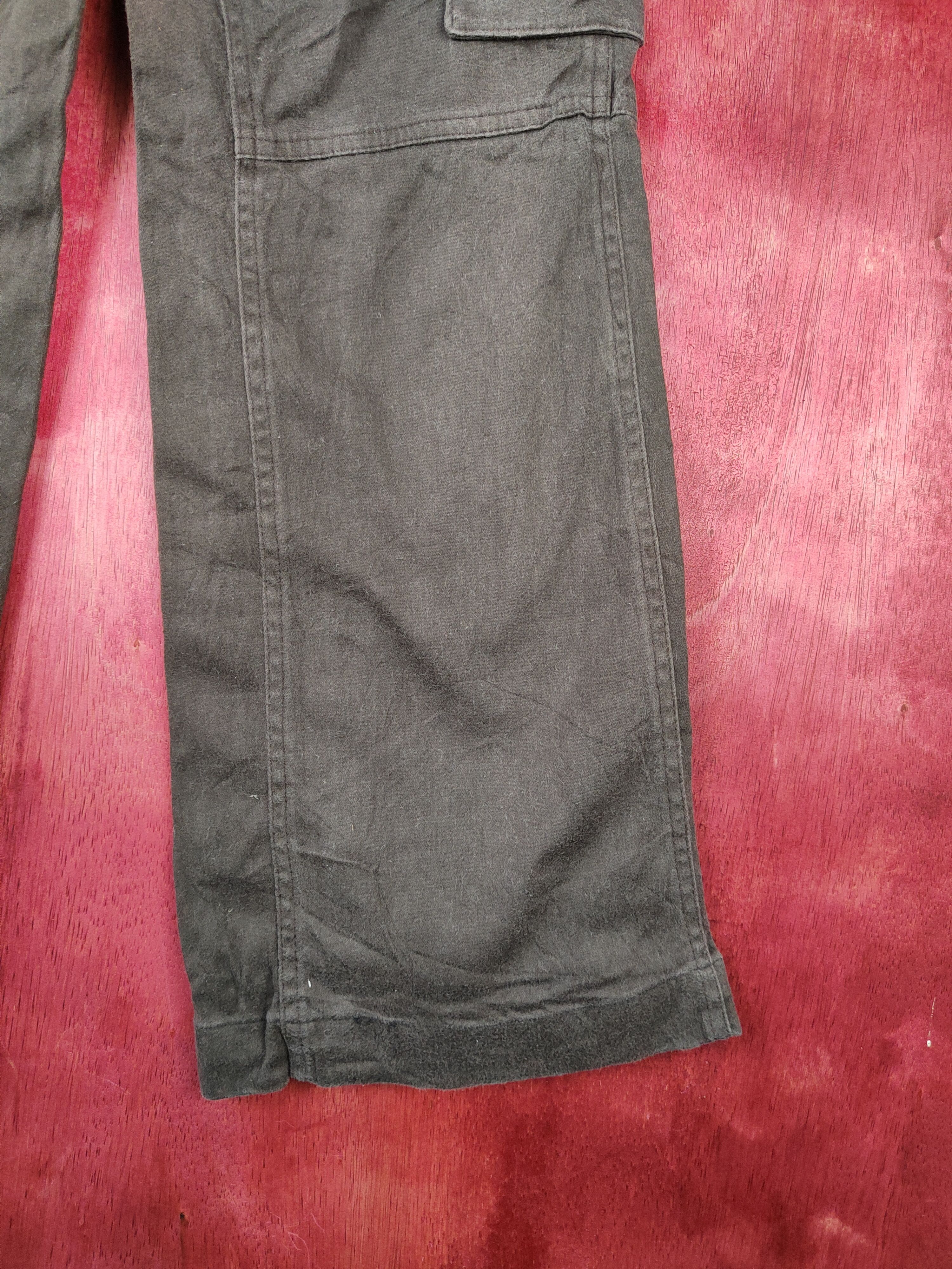 Japanese Brand DL Le Mieux Dark Multi Pocket Tactical Cargo Pants #S482 Size 28" / US 6 / IT 42 - 11 Thumbnail
