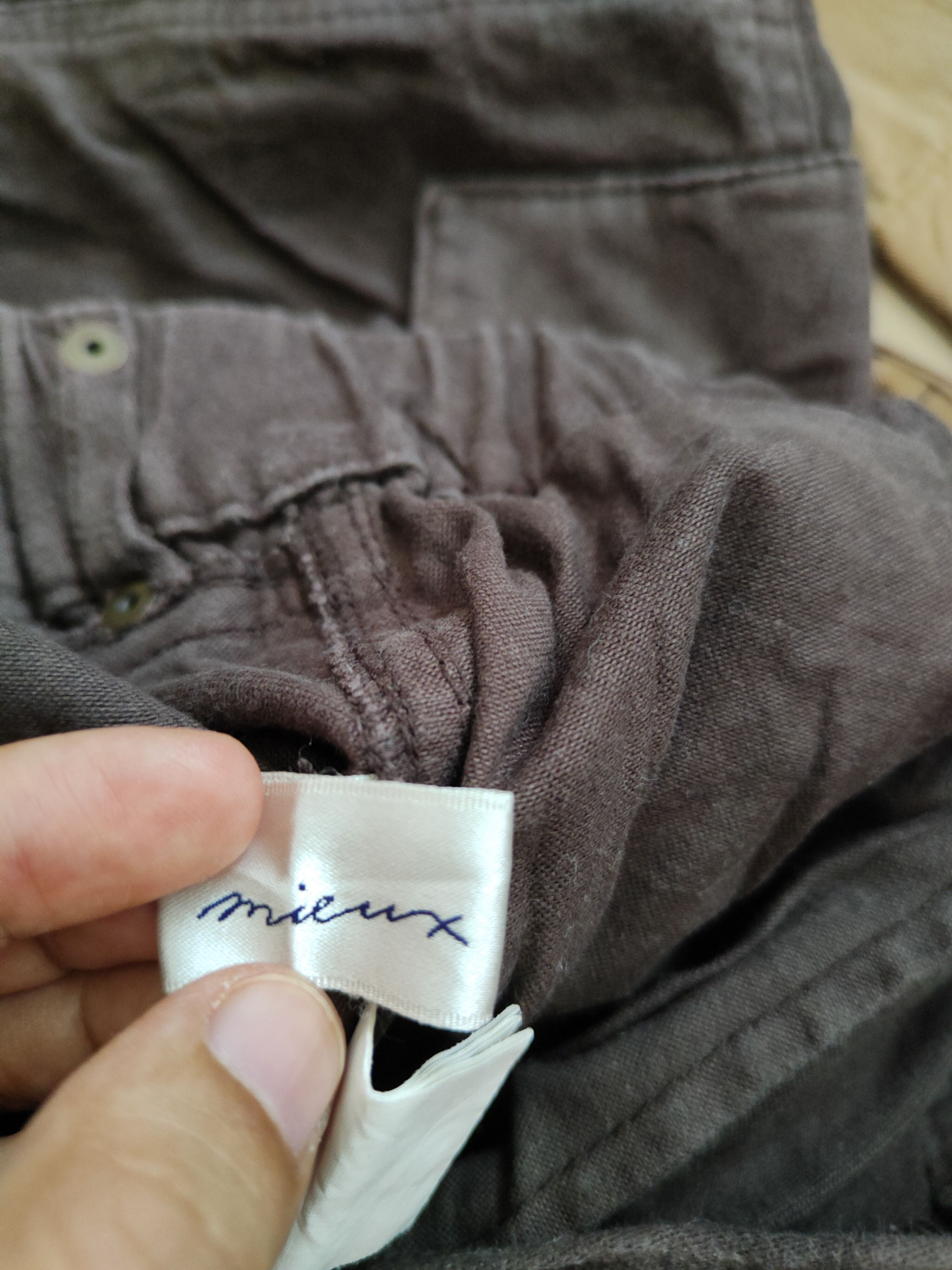 Japanese Brand DL Le Mieux Dark Multi Pocket Tactical Cargo Pants #S482 Size 28" / US 6 / IT 42 - 13 Thumbnail