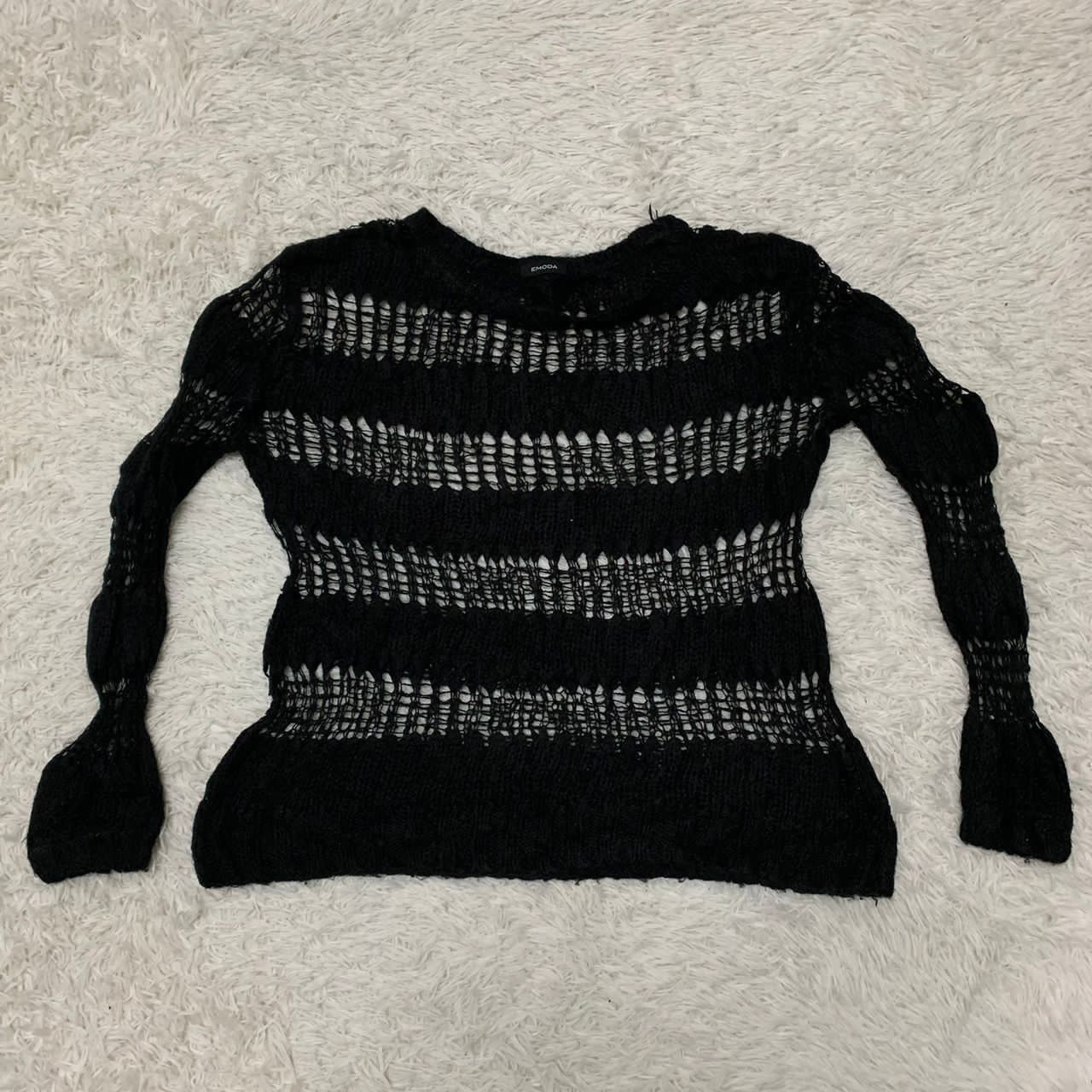 Japanese Brand Emoda top mesh knit Size M / US 6-8 / IT 42-44 - 2 Thumbnail