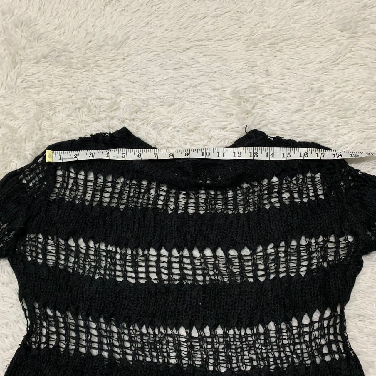 Japanese Brand Emoda top mesh knit Size M / US 6-8 / IT 42-44 - 4 Thumbnail