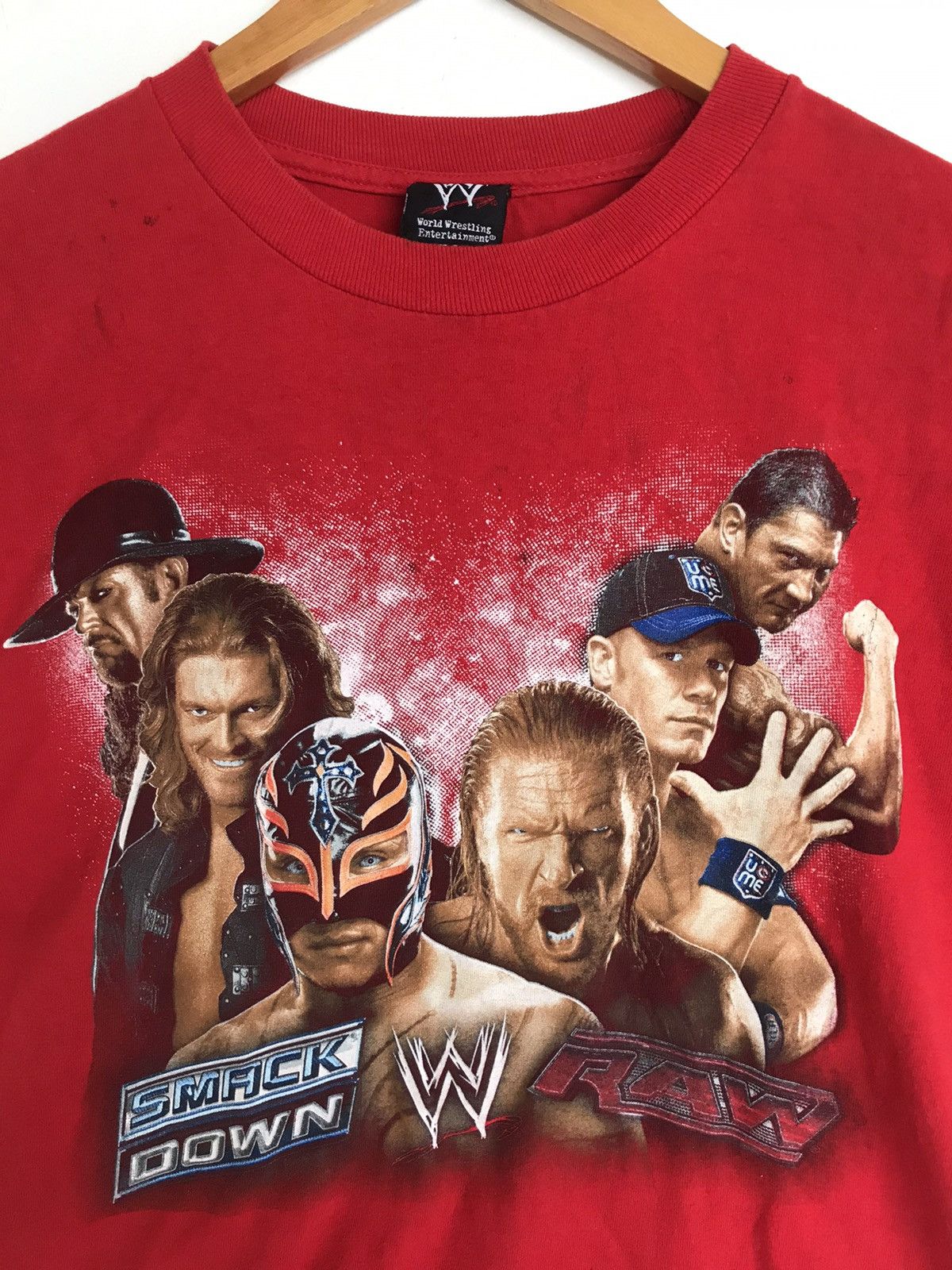 WWE Vintage Y2K WWE UNDERTAKER JOHN CENA TSHIRT Size US S / EU 44-46 / 1 - 2 Thumbnail