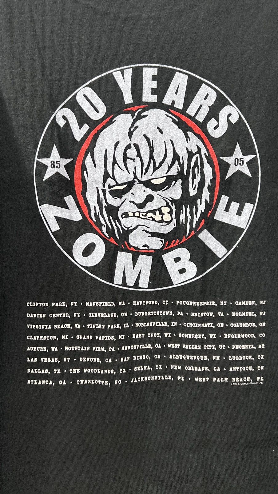 Band Tees 2005 Rob Zombie / 20 Years Zombie Tee Size Large Size US L / EU 52-54 / 3 - 4 Thumbnail