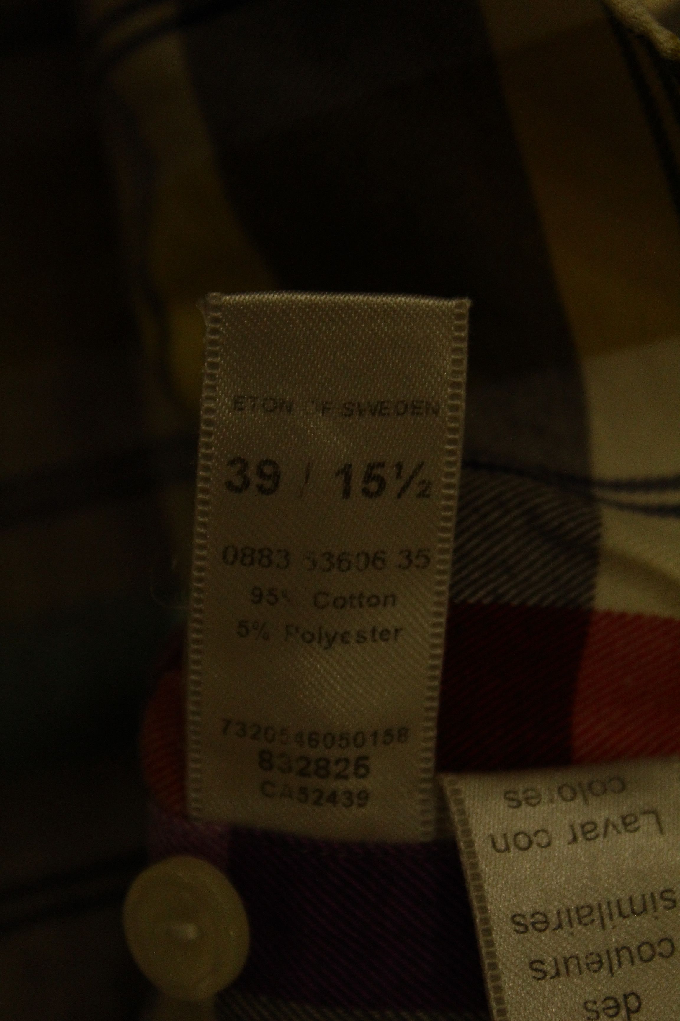 Eton Eton of Sweden Casual Plaid Flannel Slim Fit Shirt Size US M / EU 48-50 / 2 - 7 Thumbnail