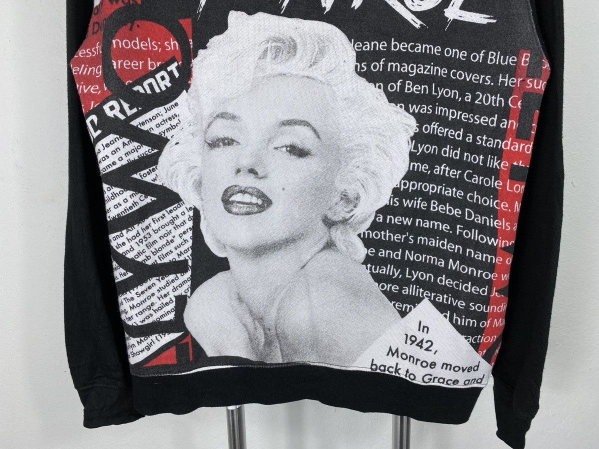 Band Tees × Vintage 🔥VERY RARE🔥Marilyn Monroe Sweatshirt Nice Design Size US M / EU 48-50 / 2 - 3 Thumbnail