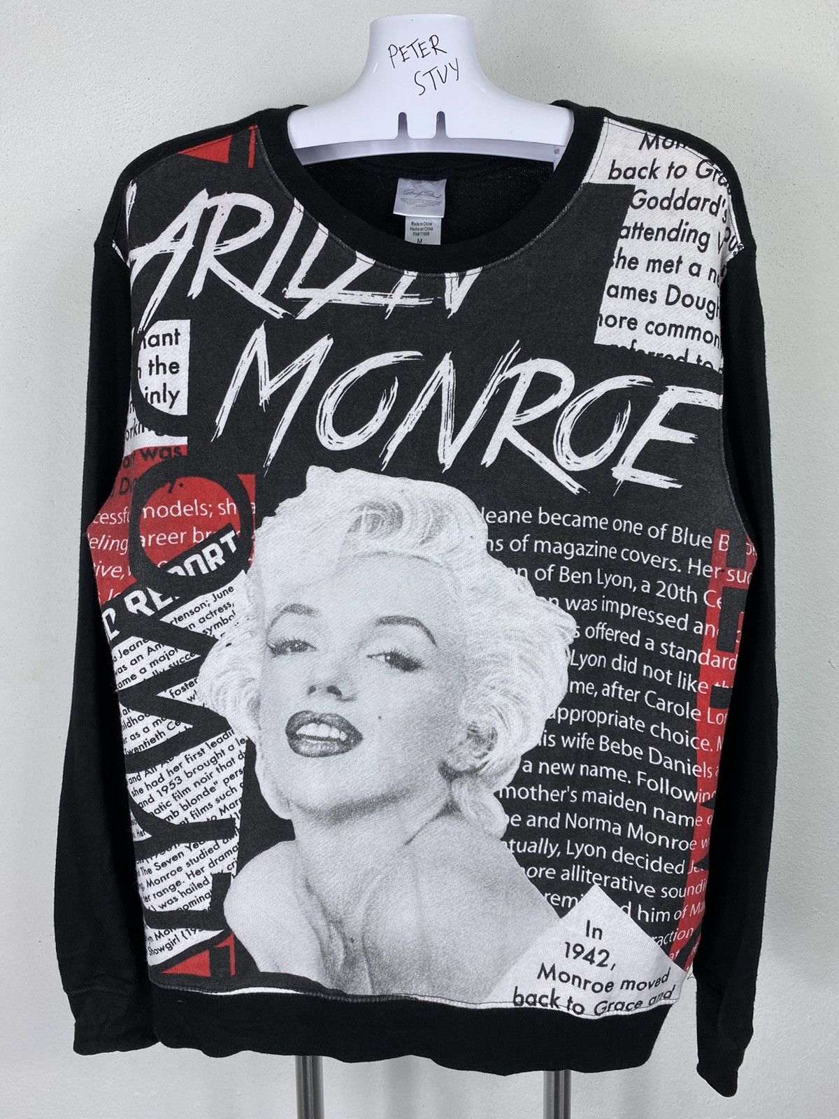 Band Tees × Vintage 🔥VERY RARE🔥Marilyn Monroe Sweatshirt Nice Design Size US M / EU 48-50 / 2 - 1 Thumbnail