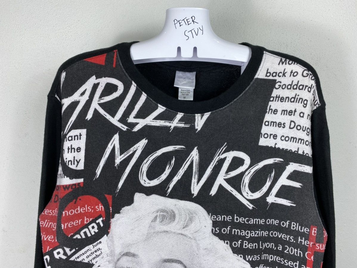 Band Tees × Vintage 🔥VERY RARE🔥Marilyn Monroe Sweatshirt Nice Design Size US M / EU 48-50 / 2 - 2 Thumbnail