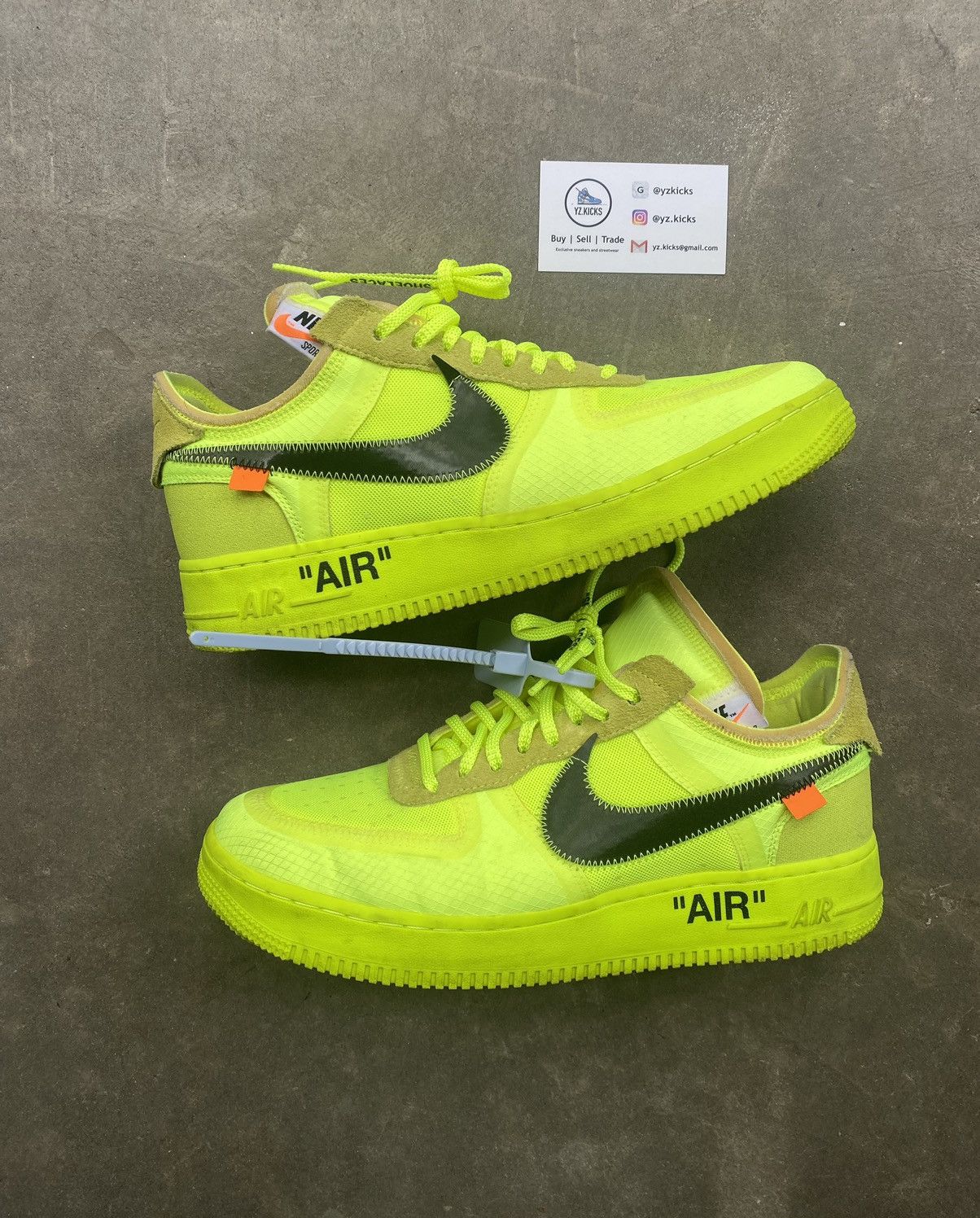 Off-White Air Force Low Volt size 10 9/10