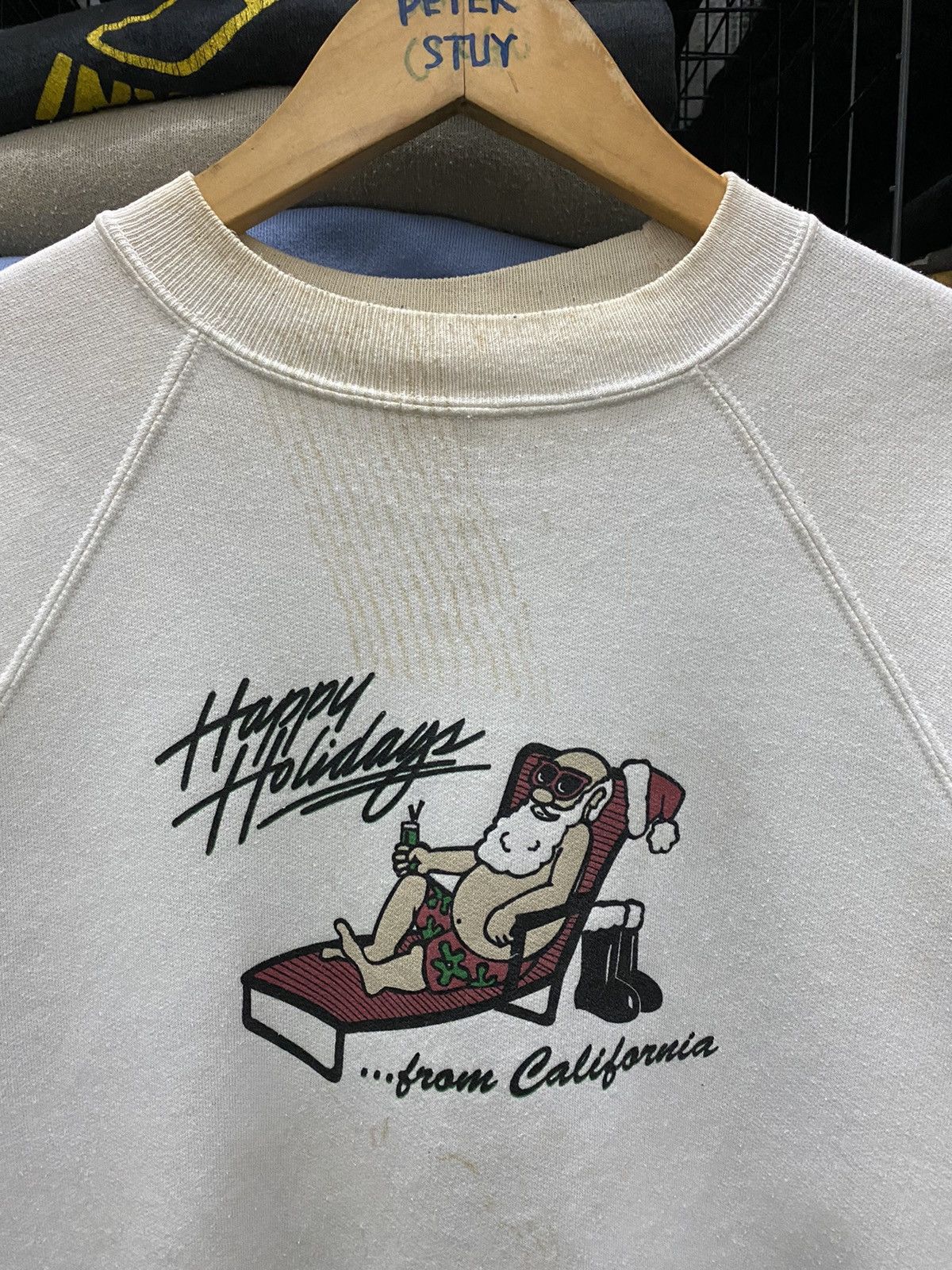 Vintage VINTAGE HAPPY HOLIDAYS SWEATER Size US M / EU 48-50 / 2 - 3 Thumbnail
