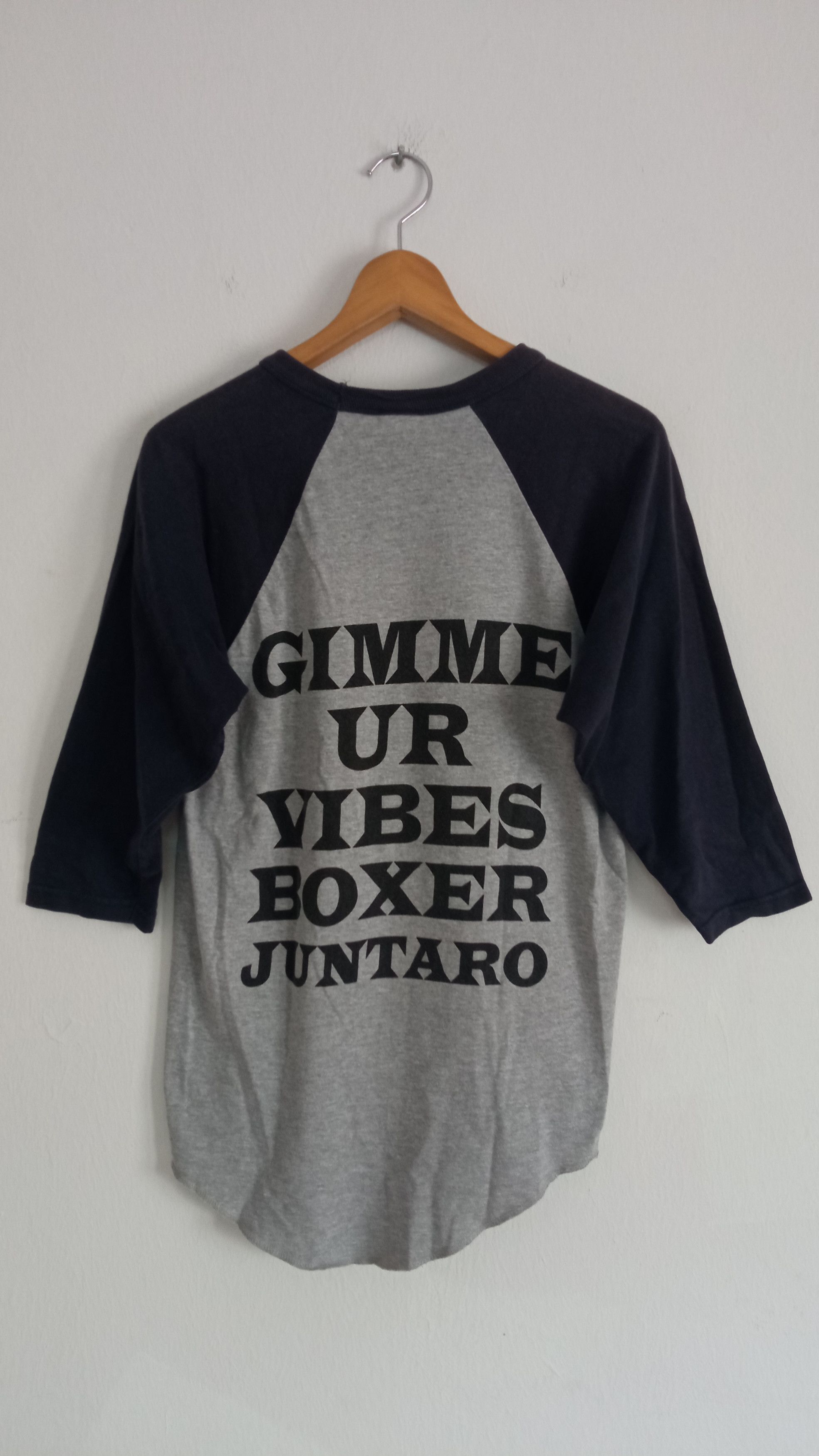 Japanese Brand 🔥🔥Boxer Juntaro Artwork 3Q Raglan T-Shirt Size US S / EU 44-46 / 1 - 18 Thumbnail