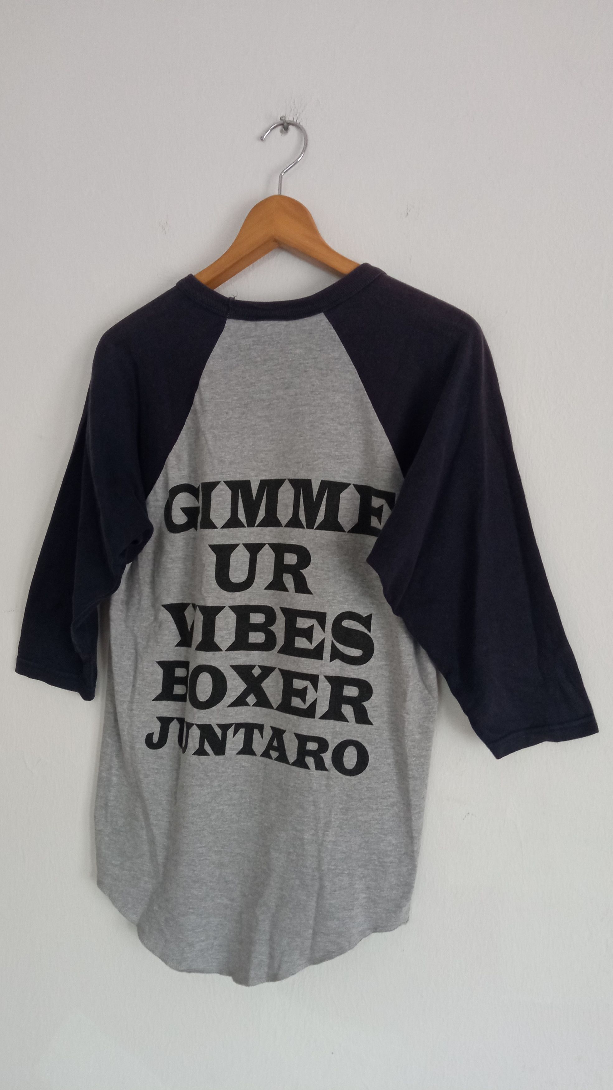 Japanese Brand 🔥🔥Boxer Juntaro Artwork 3Q Raglan T-Shirt Size US S / EU 44-46 / 1 - 20 Thumbnail