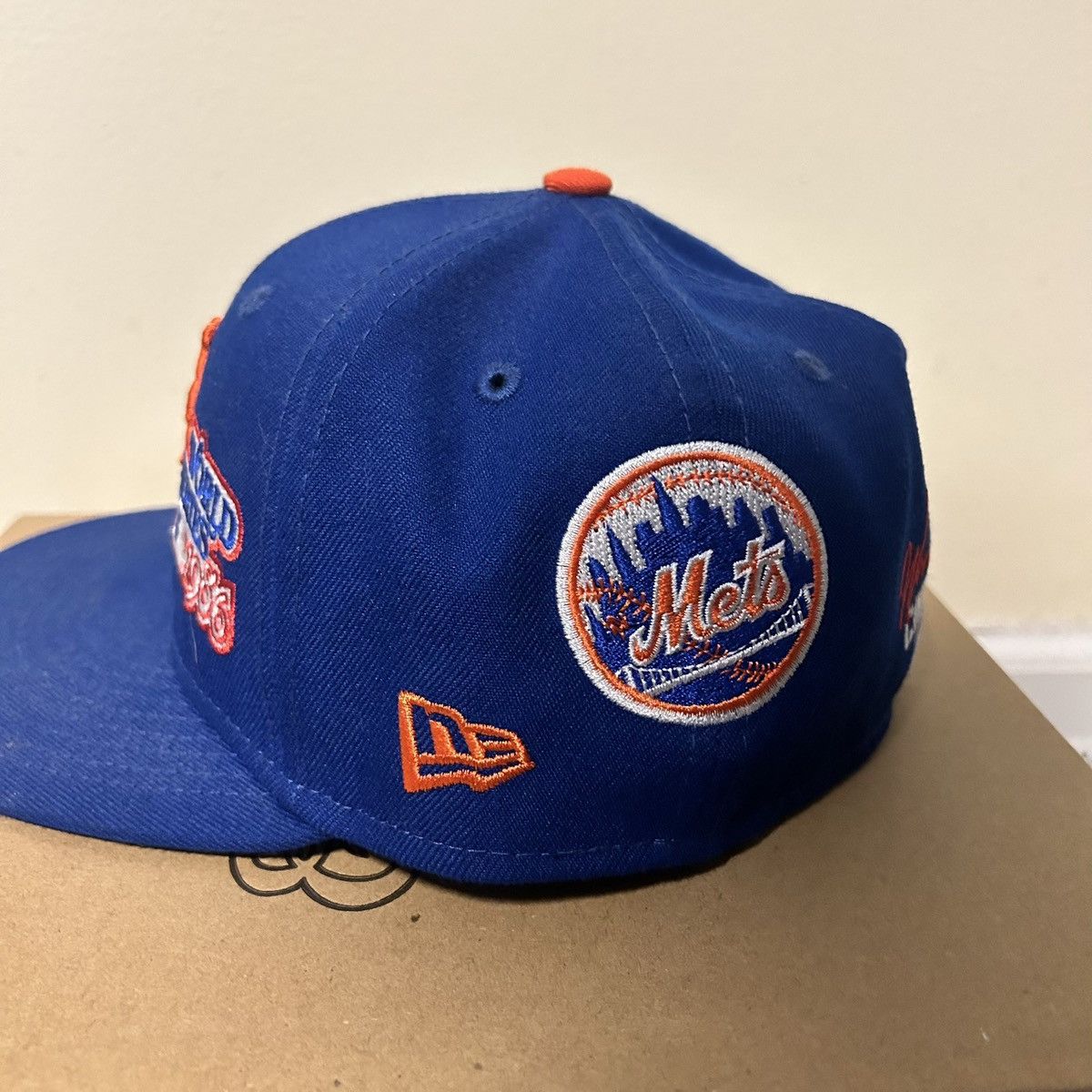 New Era mets fitted hat with patches Size ONE SIZE - 4 Thumbnail