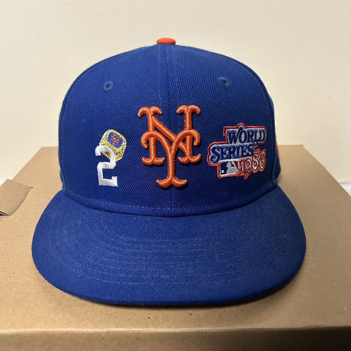 New Era mets fitted hat with patches Size ONE SIZE - 1 Thumbnail
