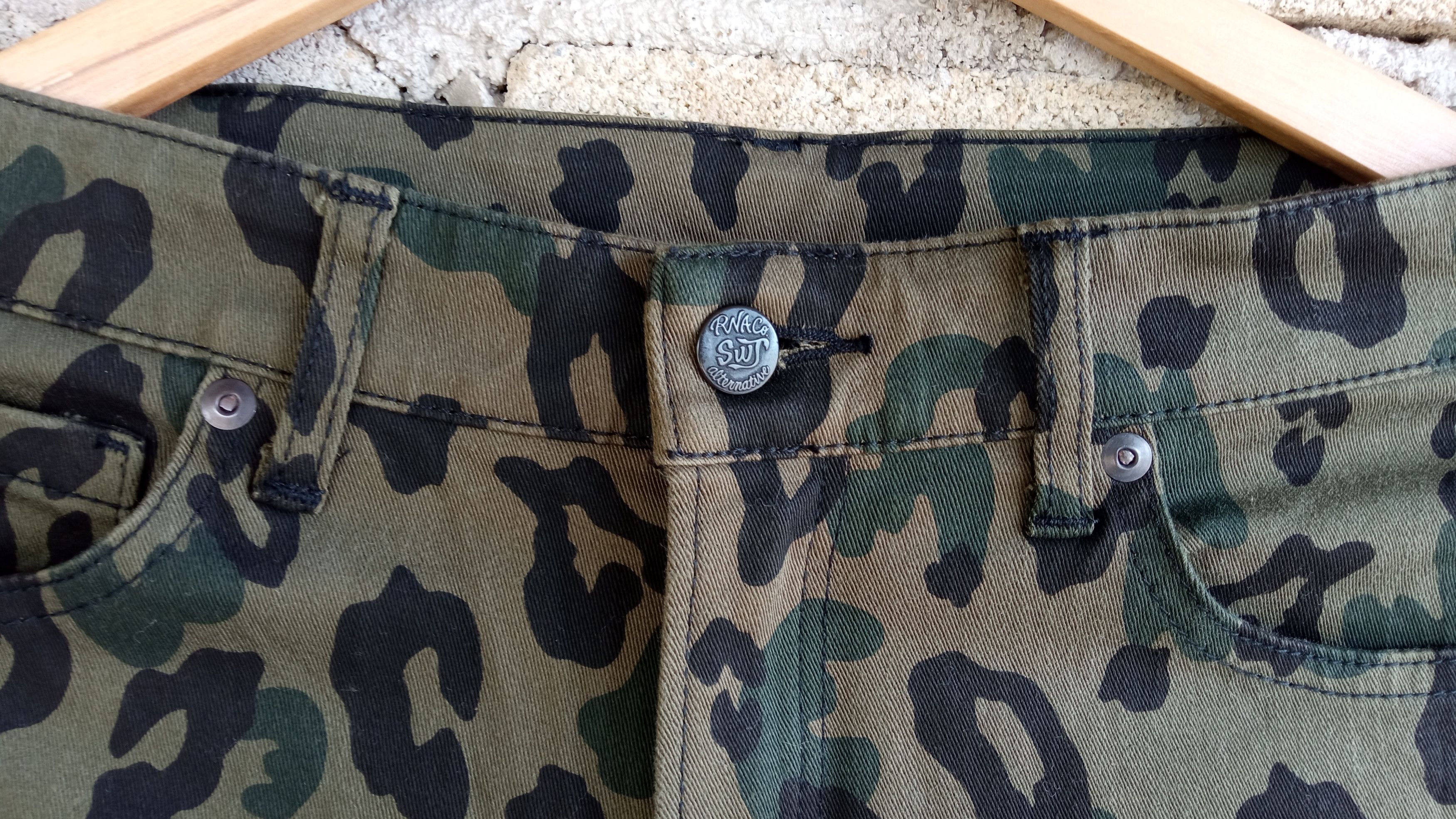 Japanese Brand × Vintage 🔥🔥Japanese Brand RNA Sweat Camouflage Jeans Pants Size US 30 / EU 46 - 7 Thumbnail