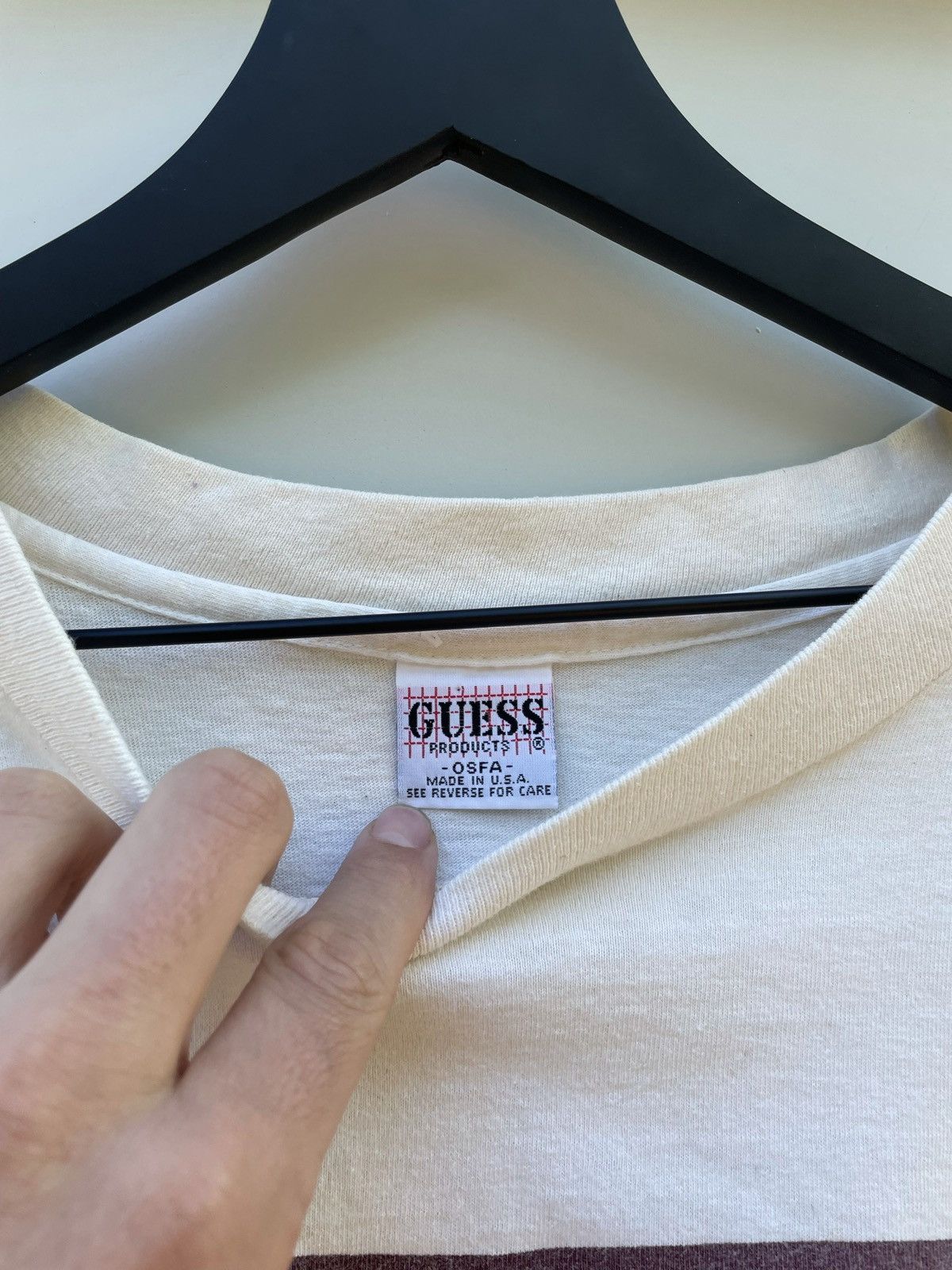 Guess × Vintage Guess T Shirt Single Stitch Size US M / EU 48-50 / 2 - 6 Thumbnail