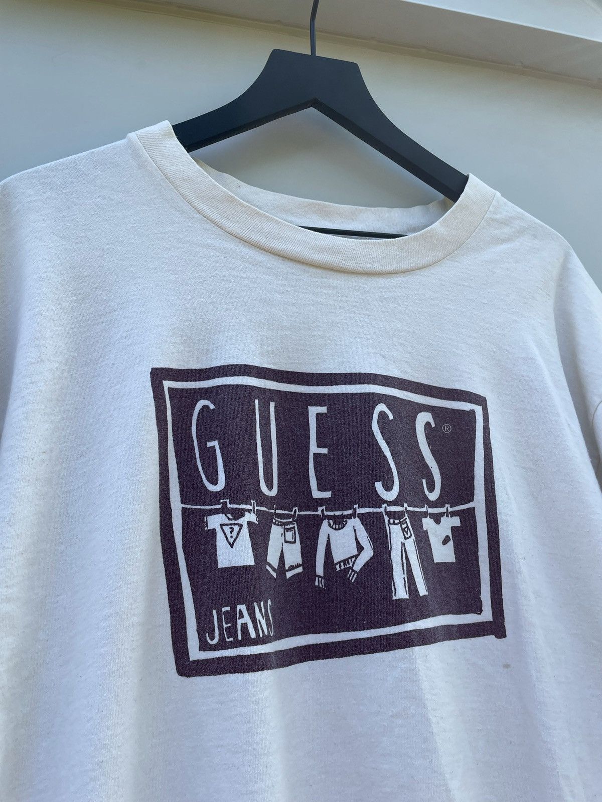 Guess × Vintage Guess T Shirt Single Stitch Size US M / EU 48-50 / 2 - 1 Thumbnail