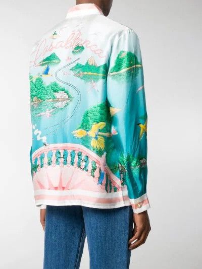 Casablanca Casablanca Silk Shirt Size US M / EU 48-50 / 2 - 9 Thumbnail