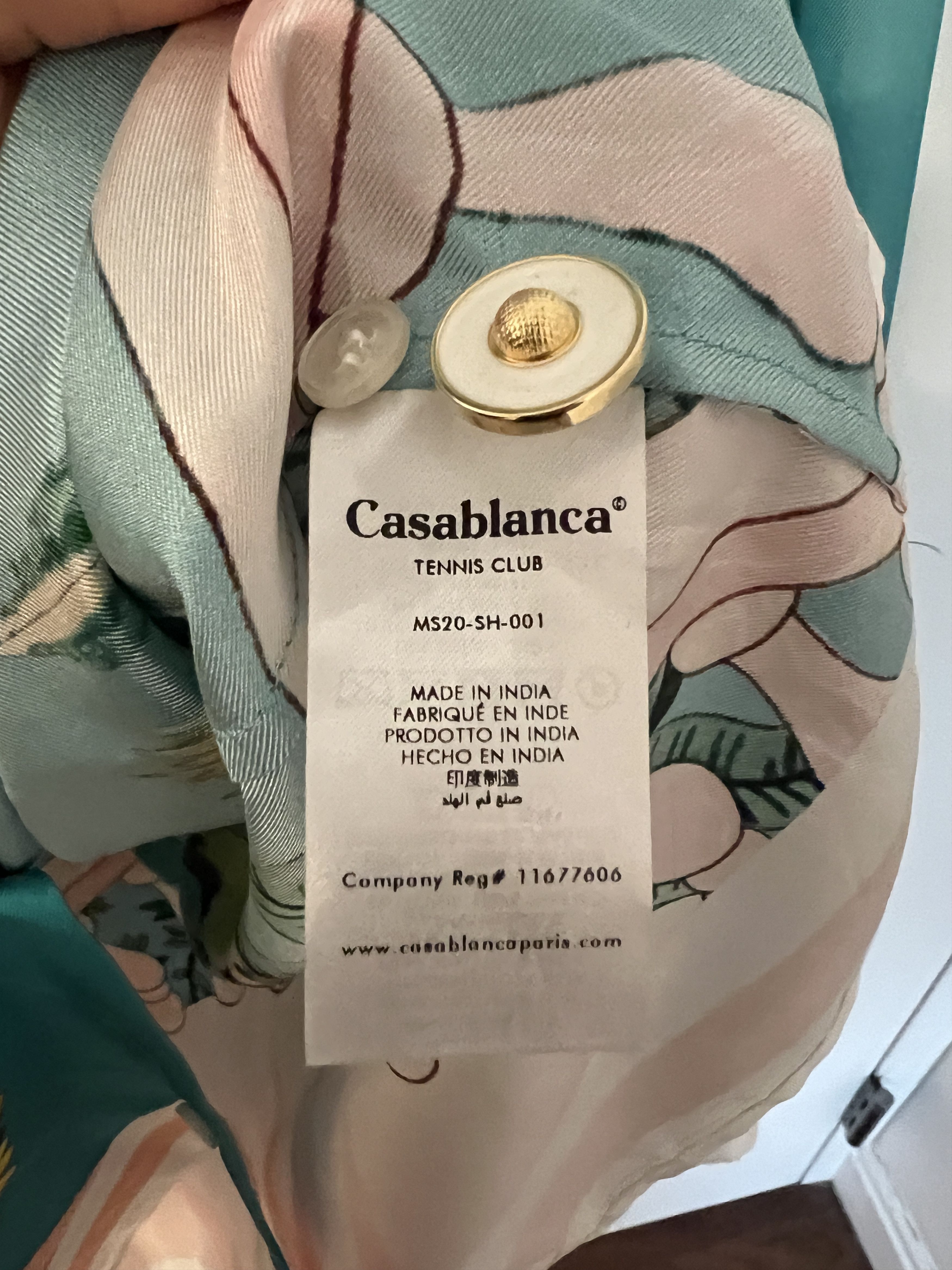 Casablanca Casablanca Silk Shirt Size US M / EU 48-50 / 2 - 7 Thumbnail